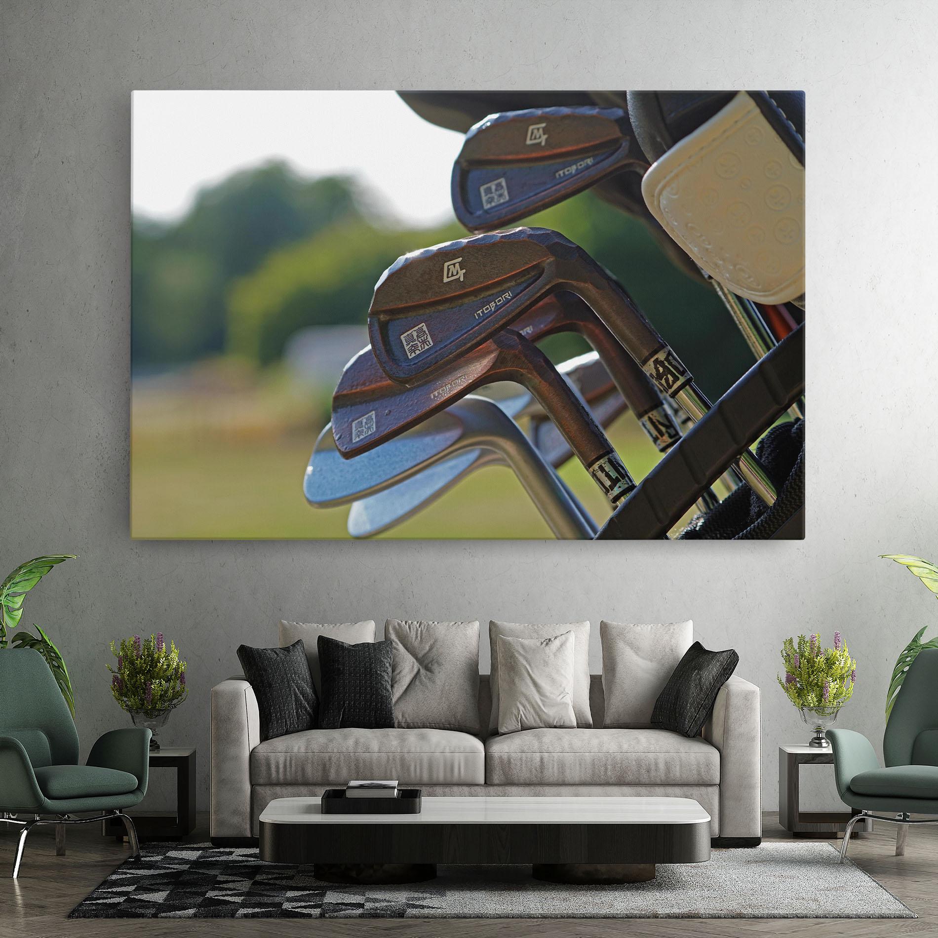 Leinwandbild Brown Golf Club mockup 7