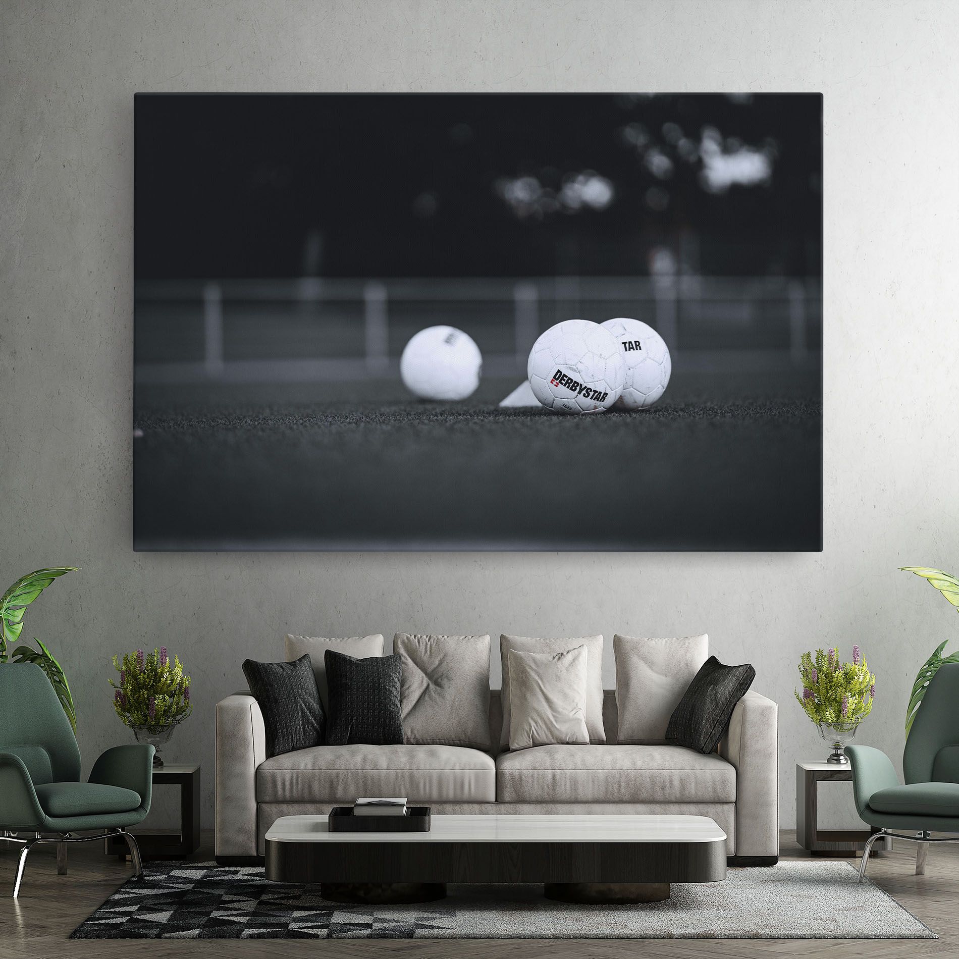 Golf Ball On Grey mockup 7