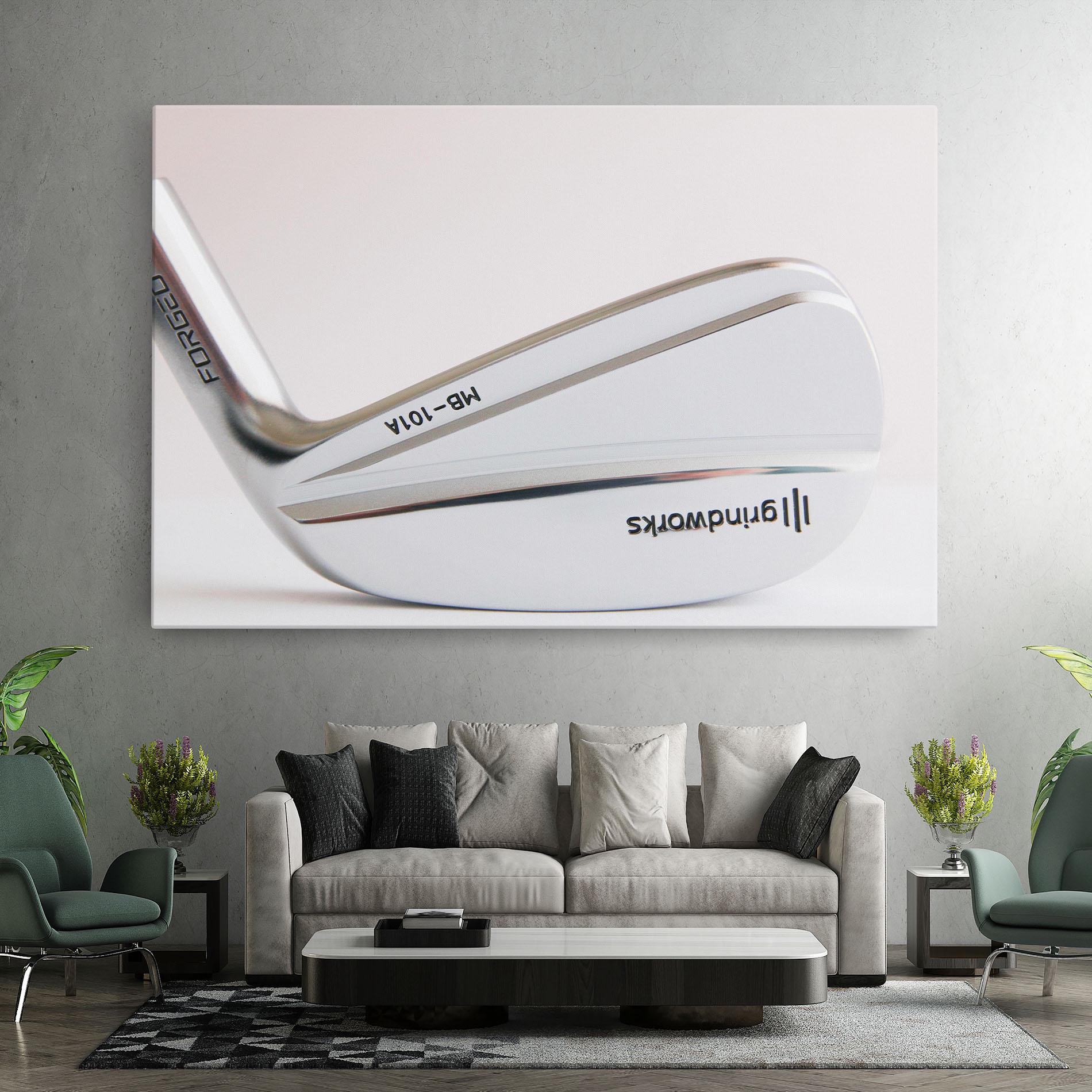Leinwandbild Shiny Golf Club mockup 7
