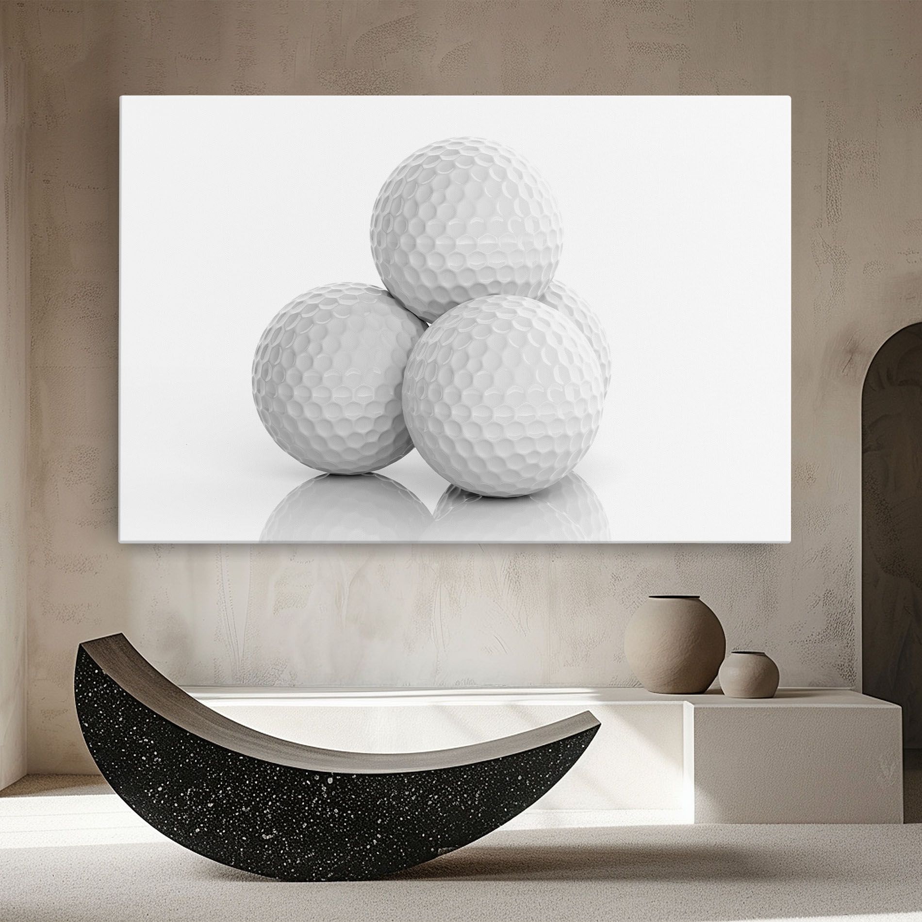 3d Golf Balls mockup 8