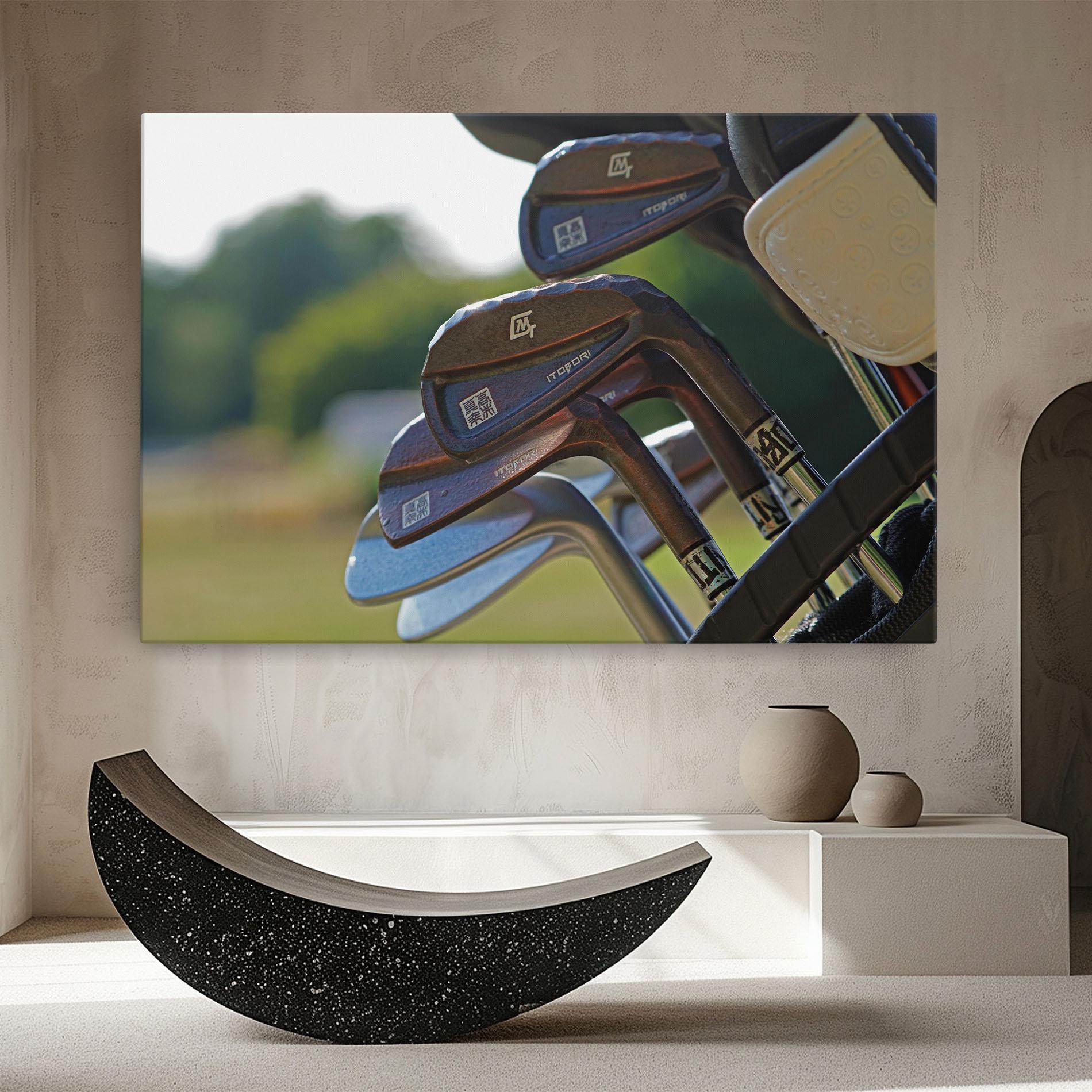 Leinwandbild Brown Golf Club mockup 8