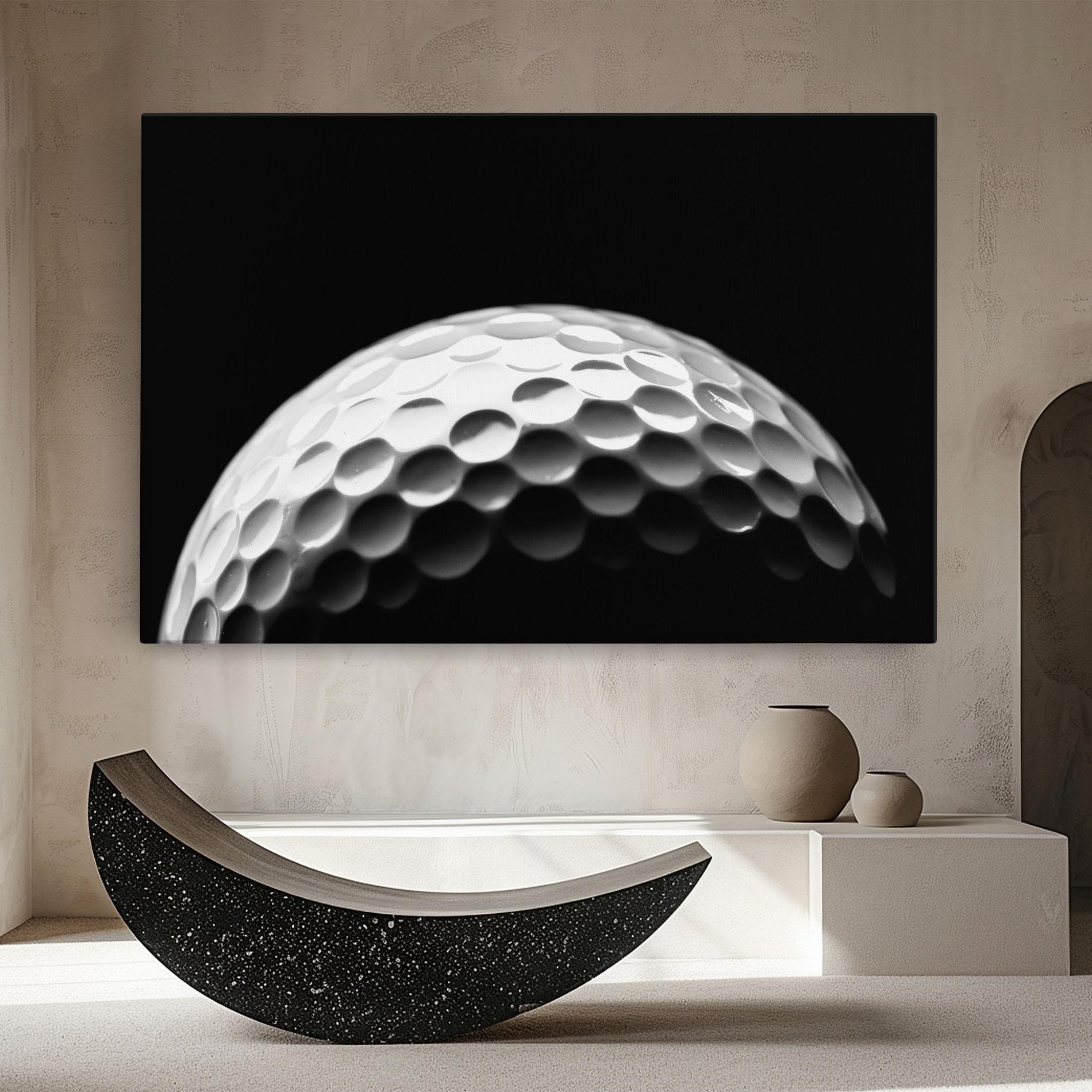 Leinwandbild Golf Ball Close Up mockup 8