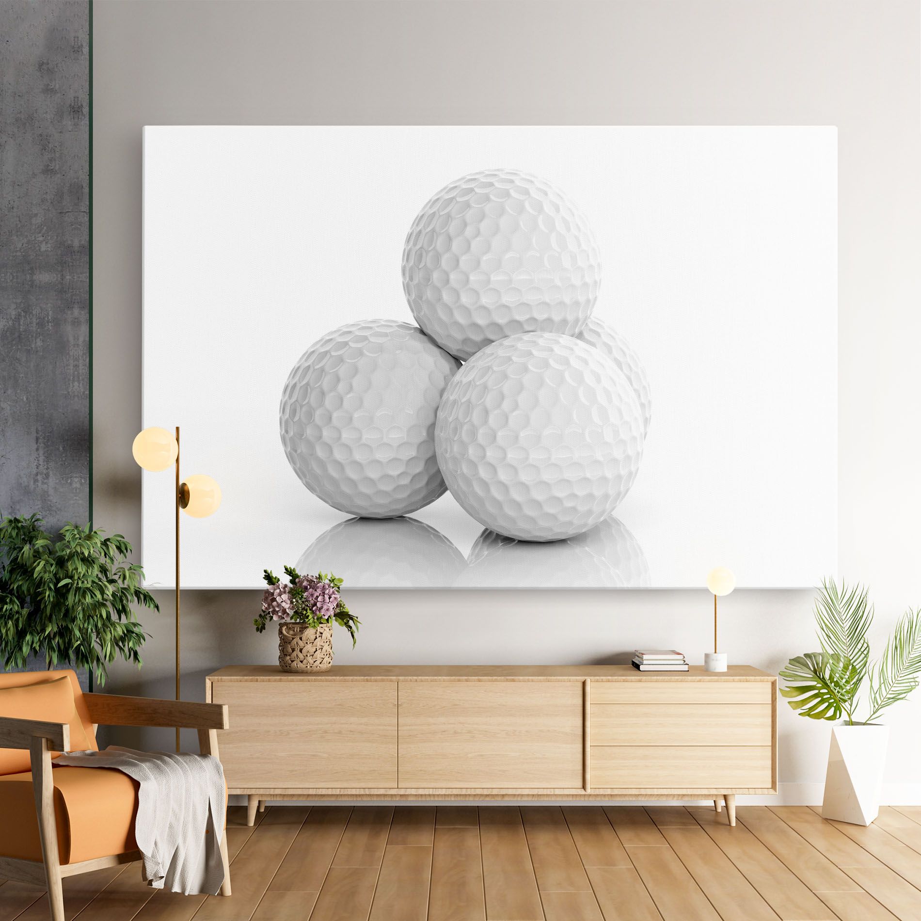 3d Golf Balls mockup 9