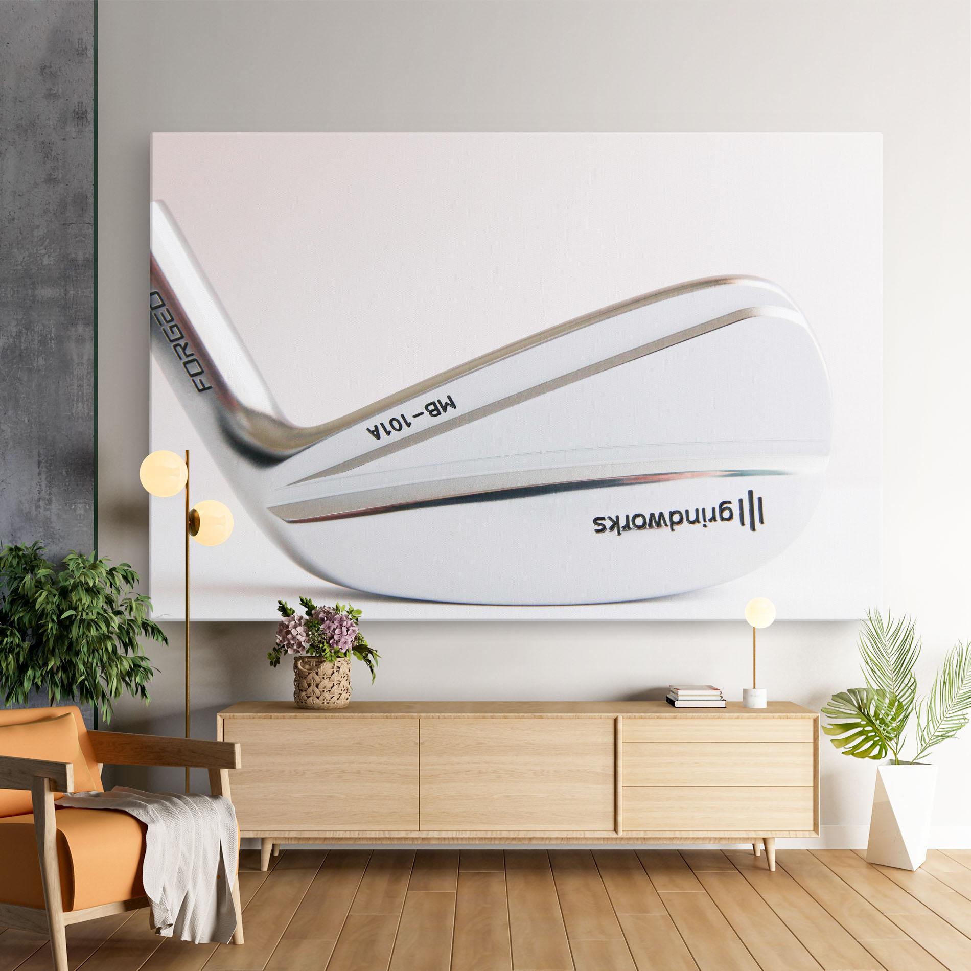 Leinwandbild Shiny Golf Club mockup 9