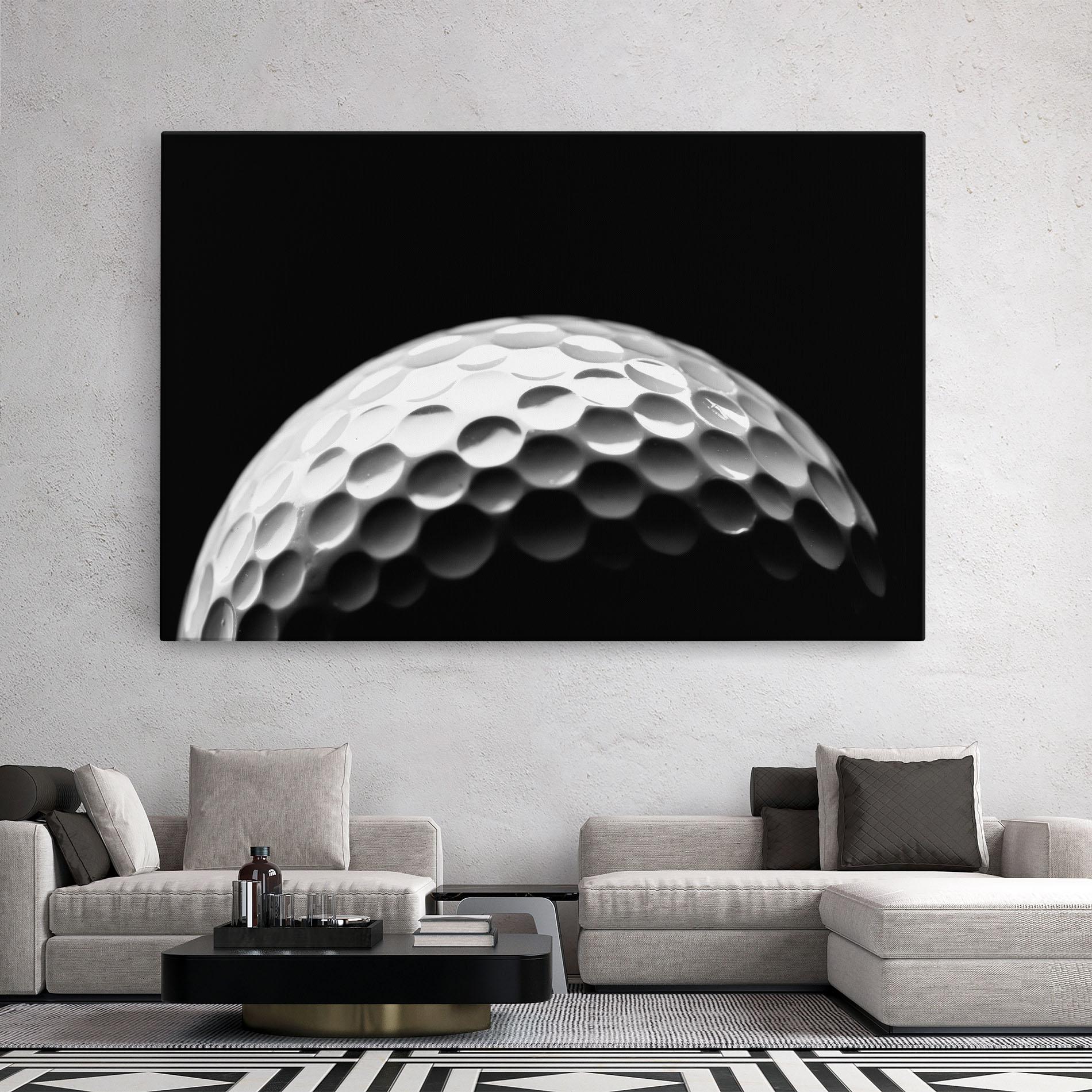 Leinwandbild Golf Ball Close Up mockup 2