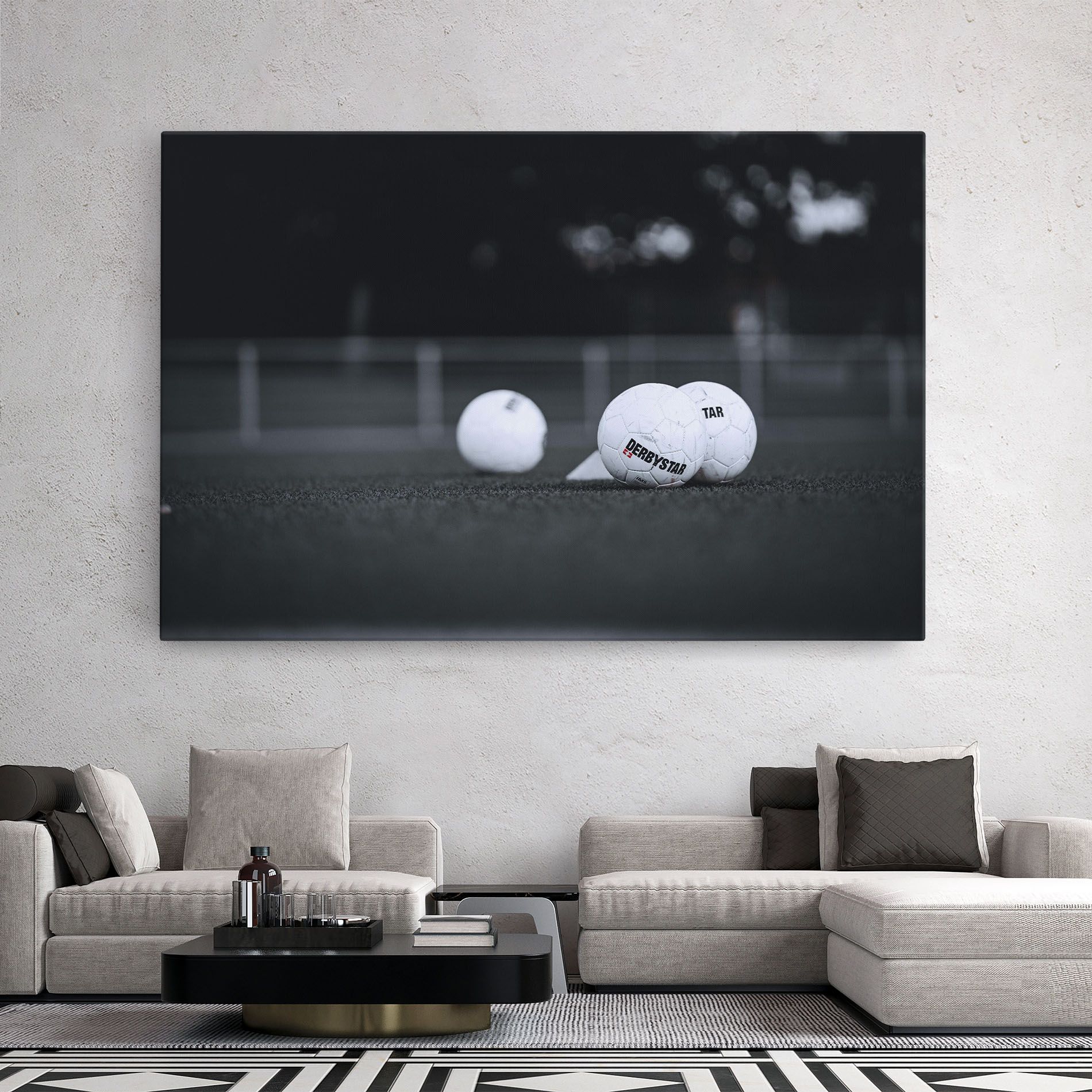 Golf Ball On Grey mockup 2