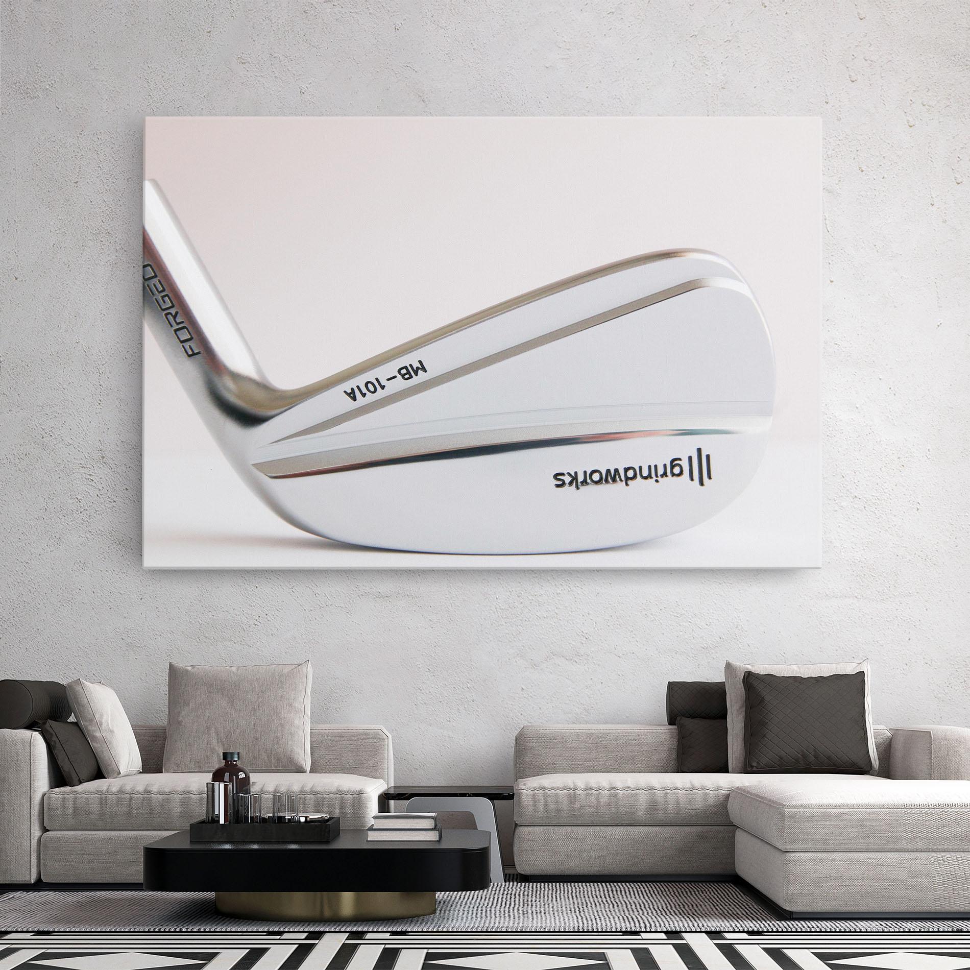 Leinwandbild Shiny Golf Club mockup 2