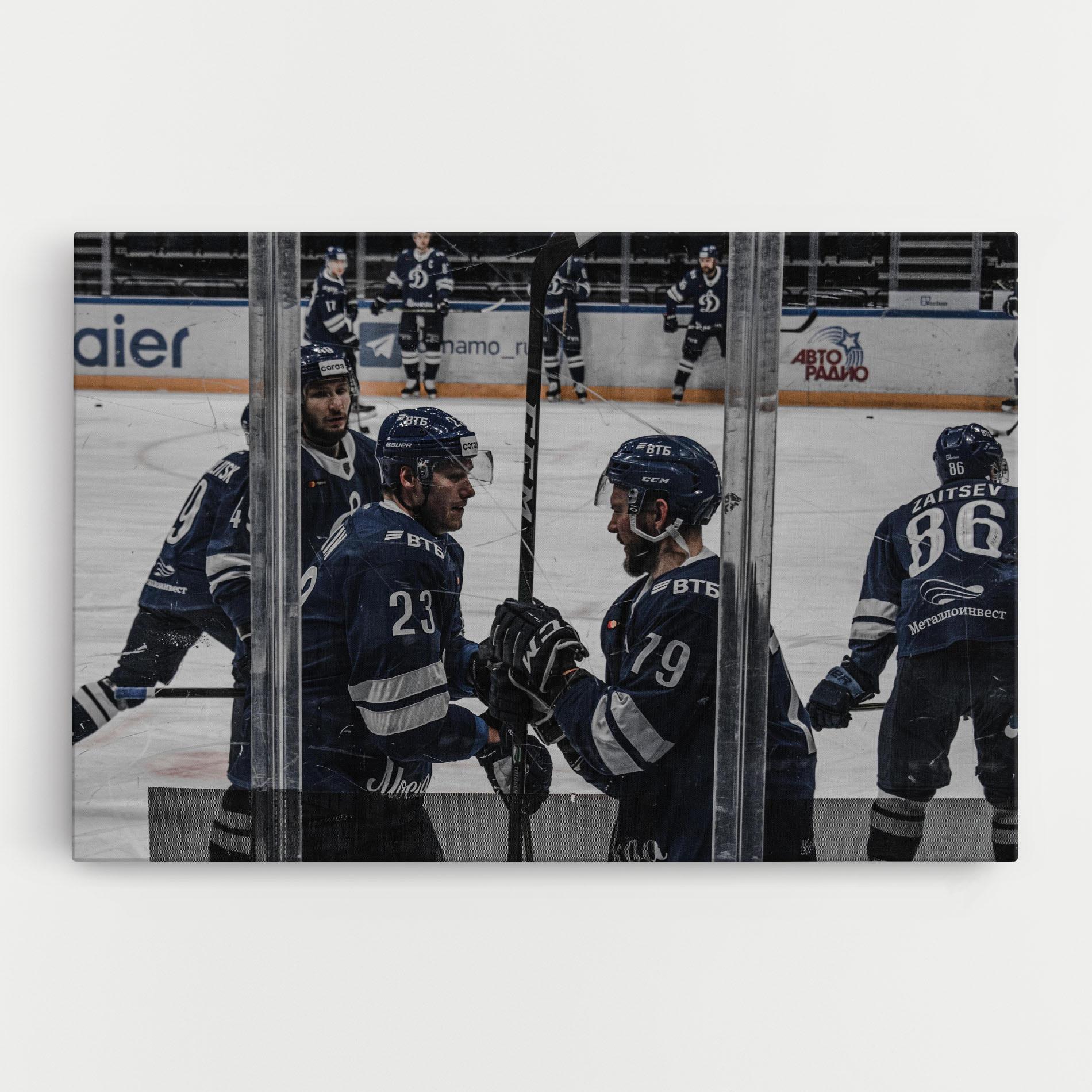 Leinwandbild Hockey Players mockup 0