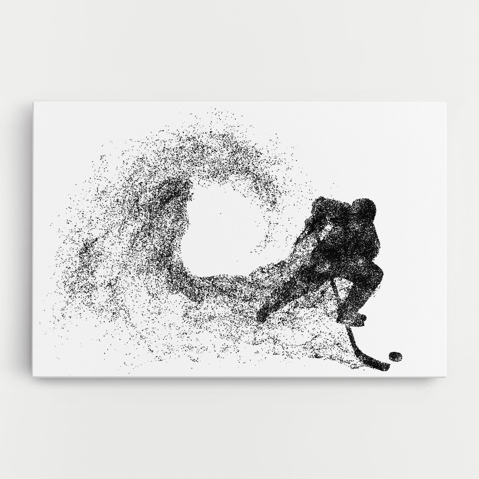 Leinwandbild Hockey Playing mockup 0