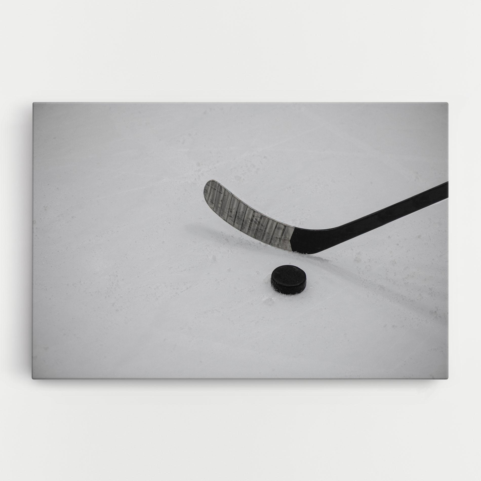 Leinwandbild Hockey Puck mockup 0