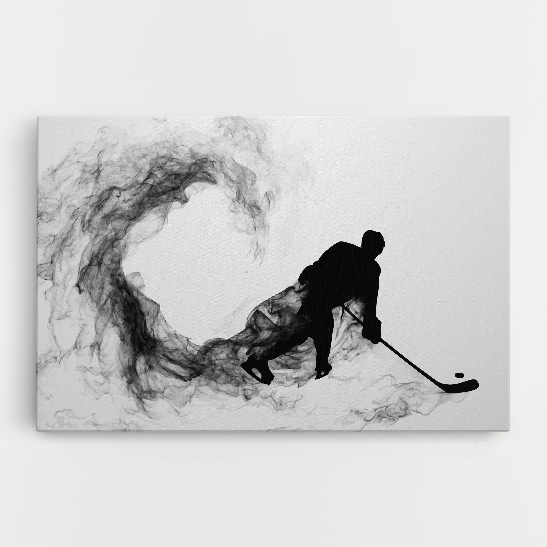 Leinwandbild Hockey Smoke mockup 0