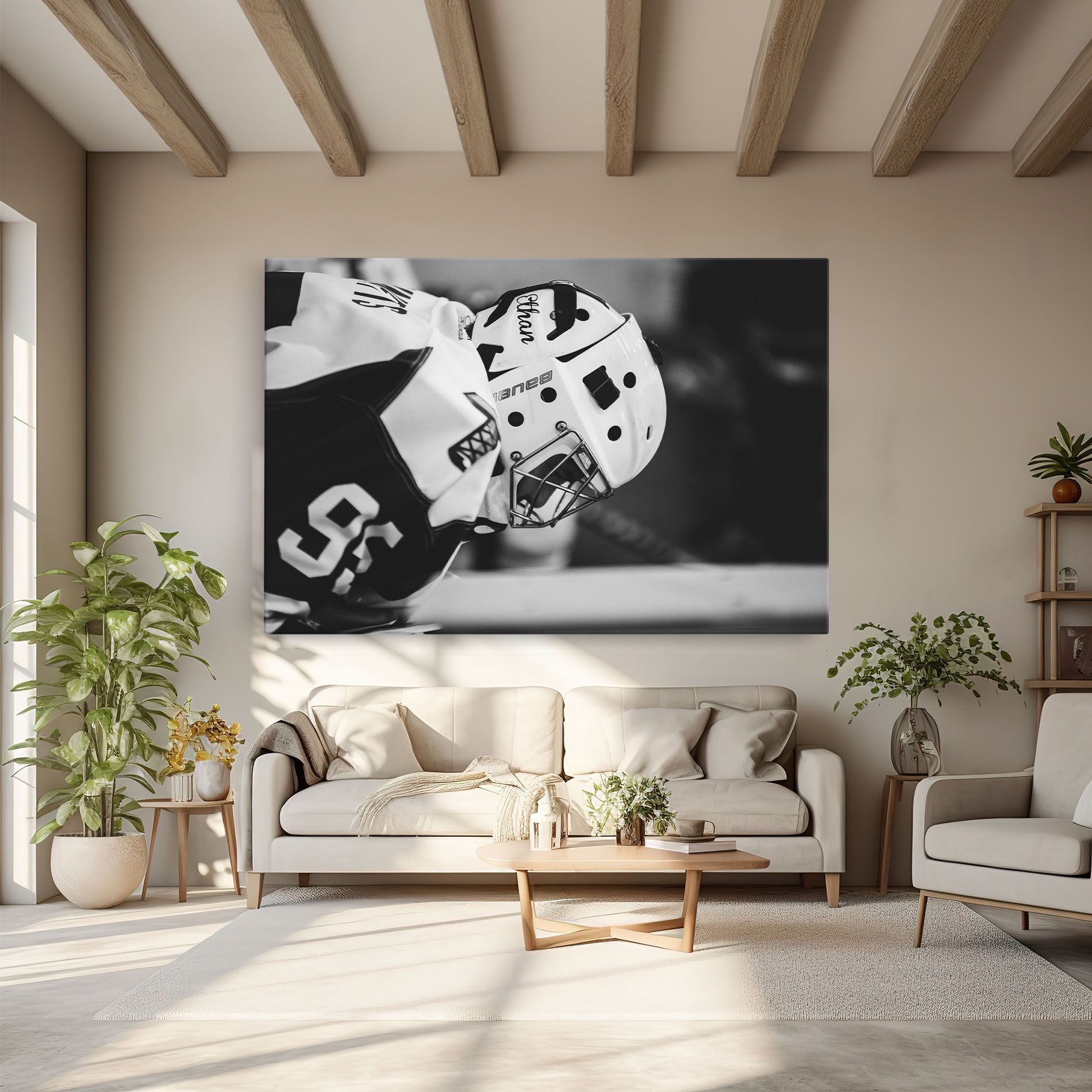 Black White Hockey mockup 6