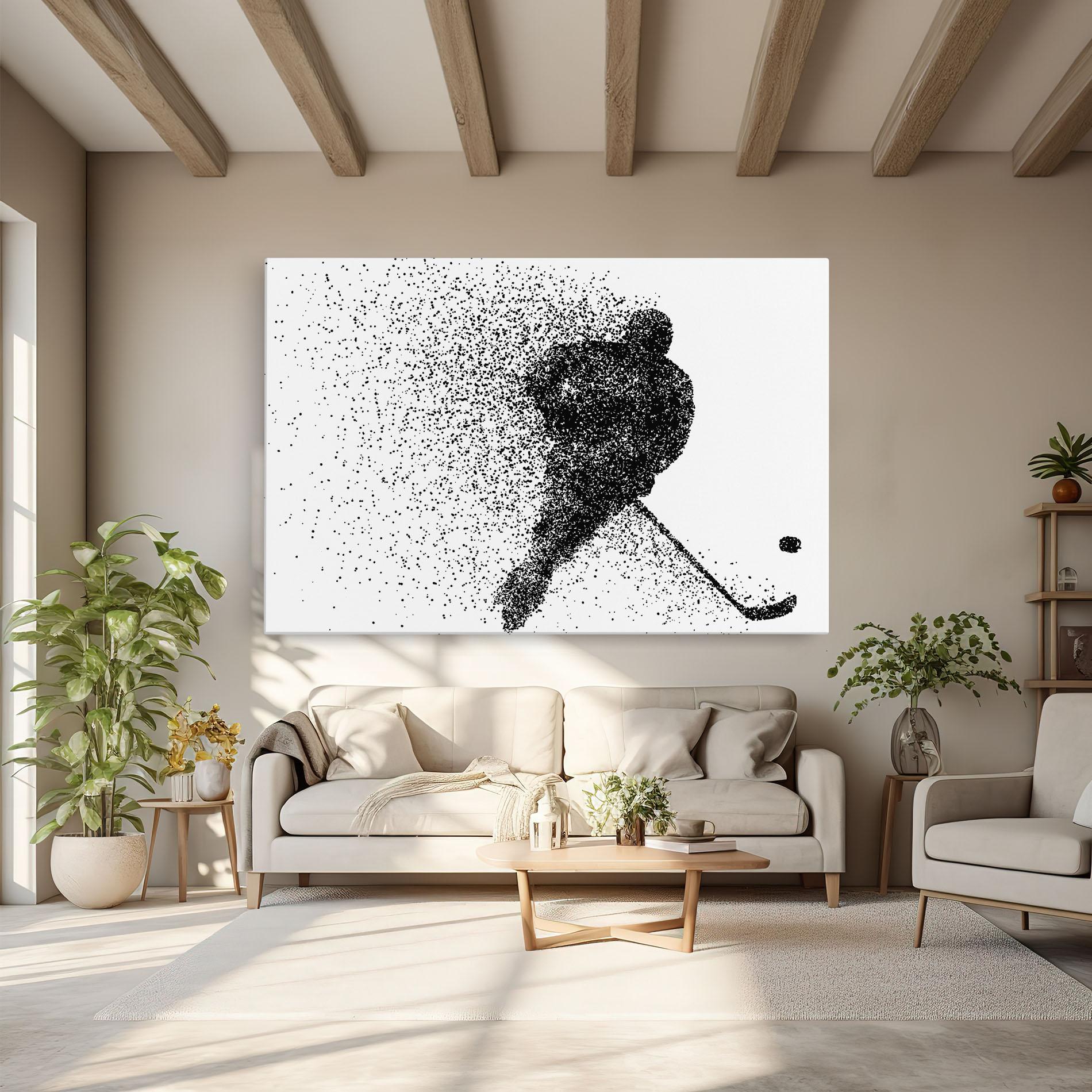 Leinwandbild Hockey Art mockup 6