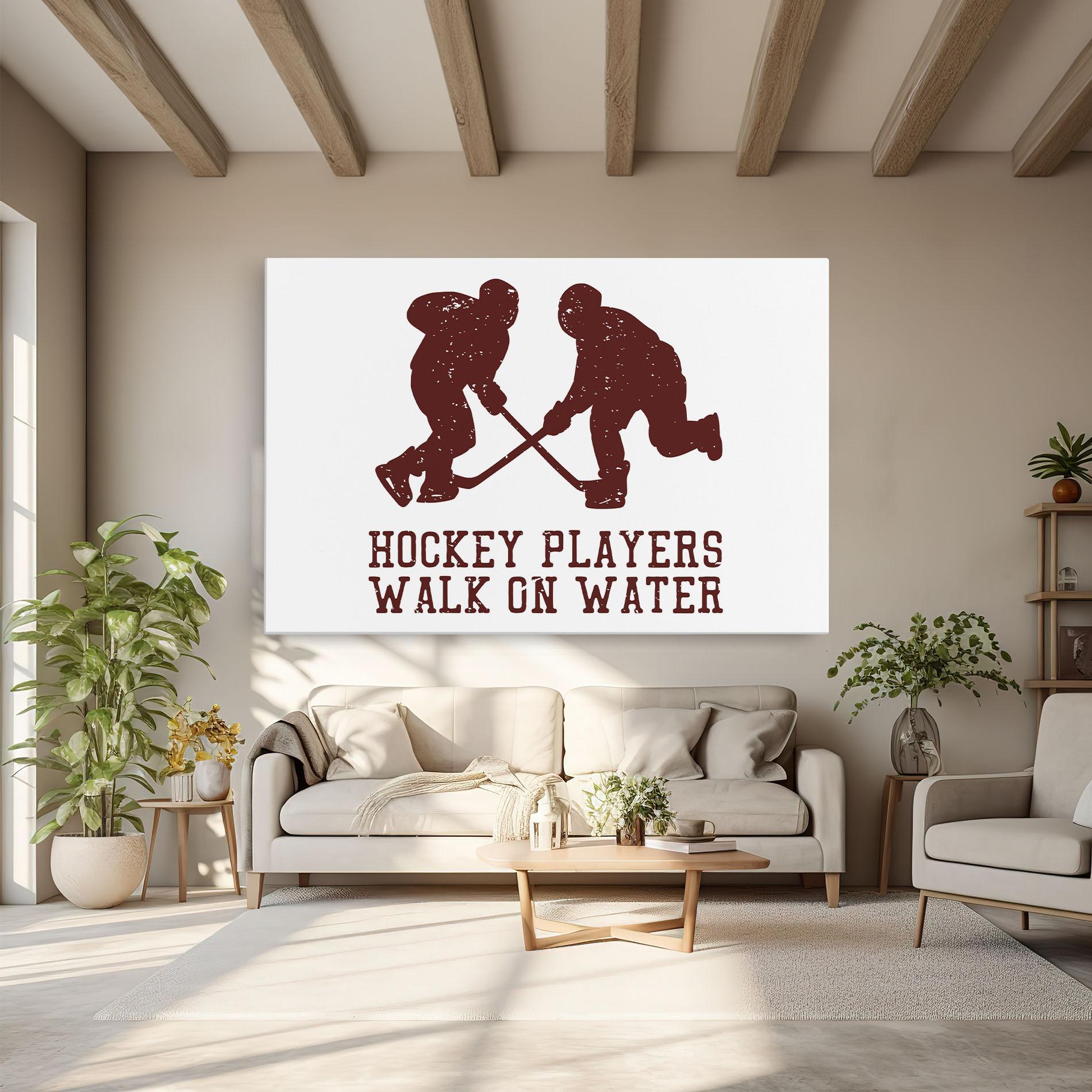 Leinwandbild Hockey Walk mockup 6