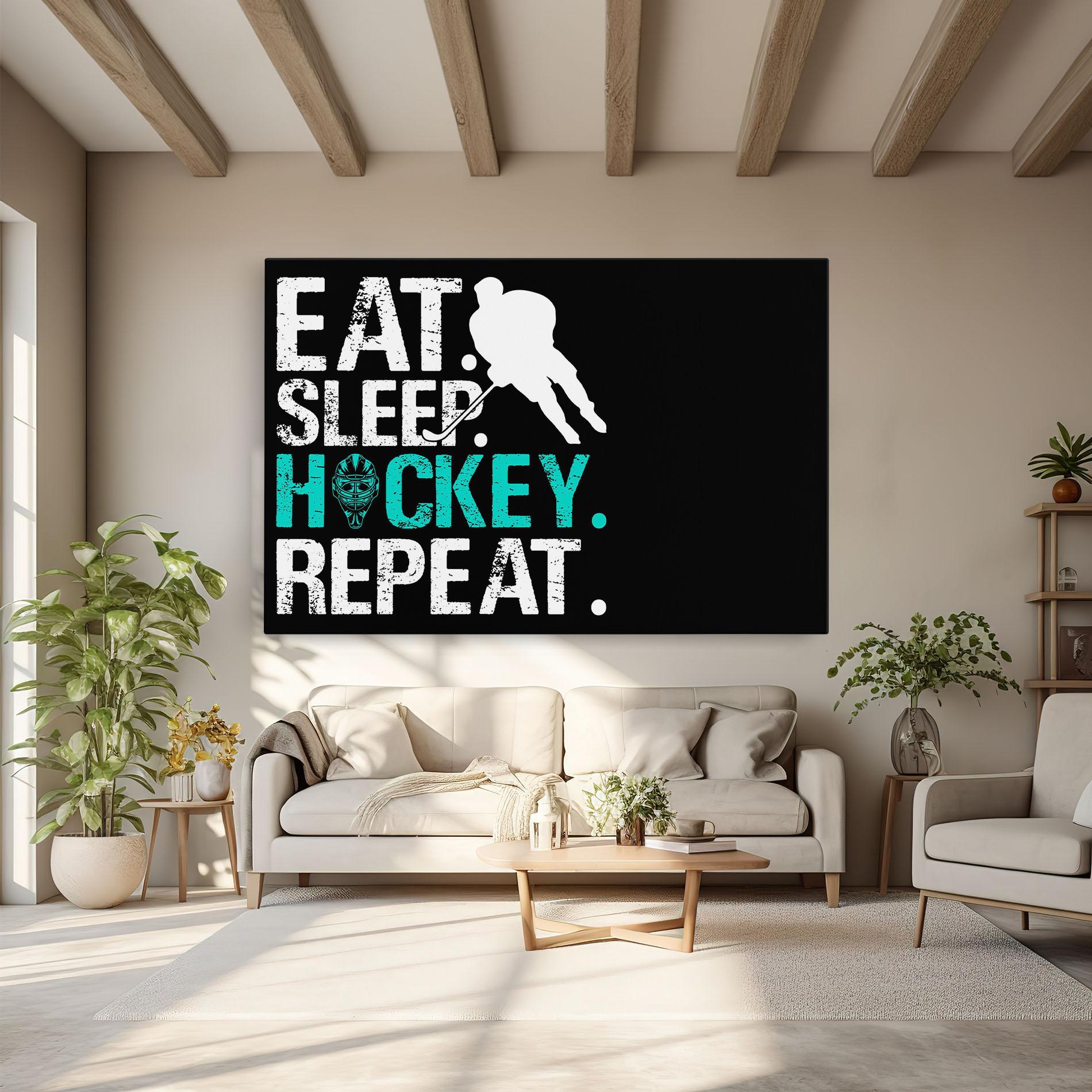 Leinwandbild Sleep Hockey mockup 6