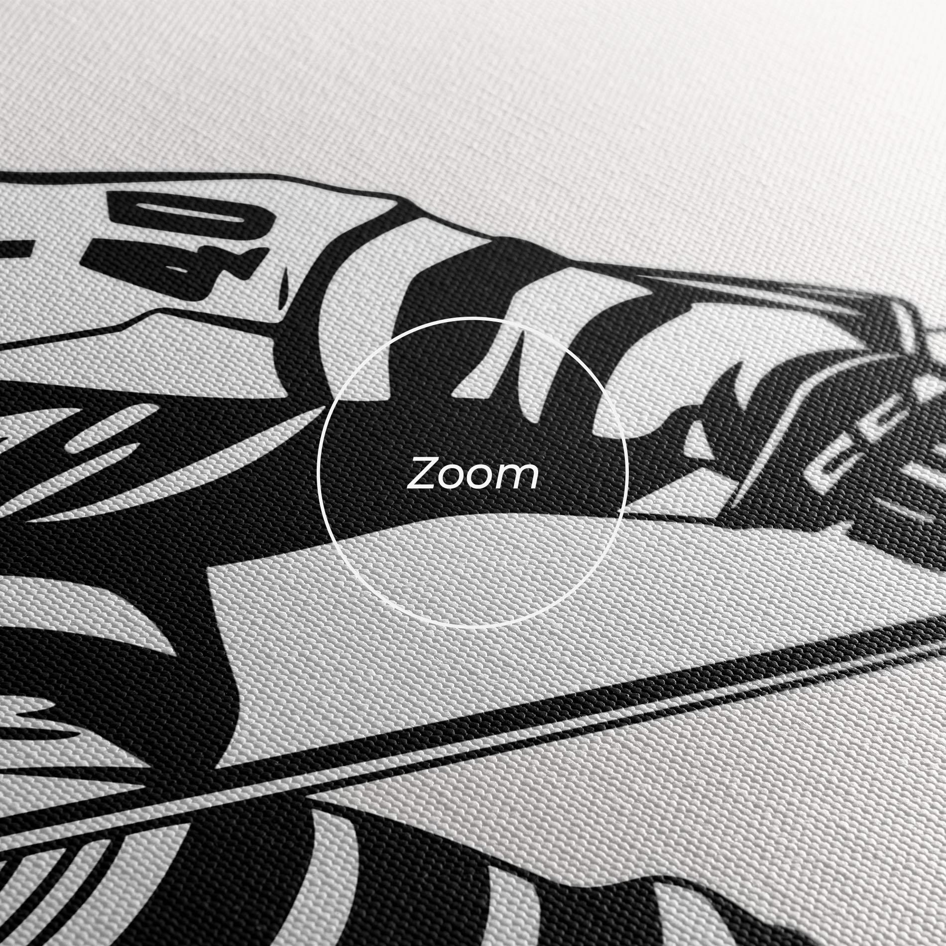 Leinwandbild Hockey Player mockup 3