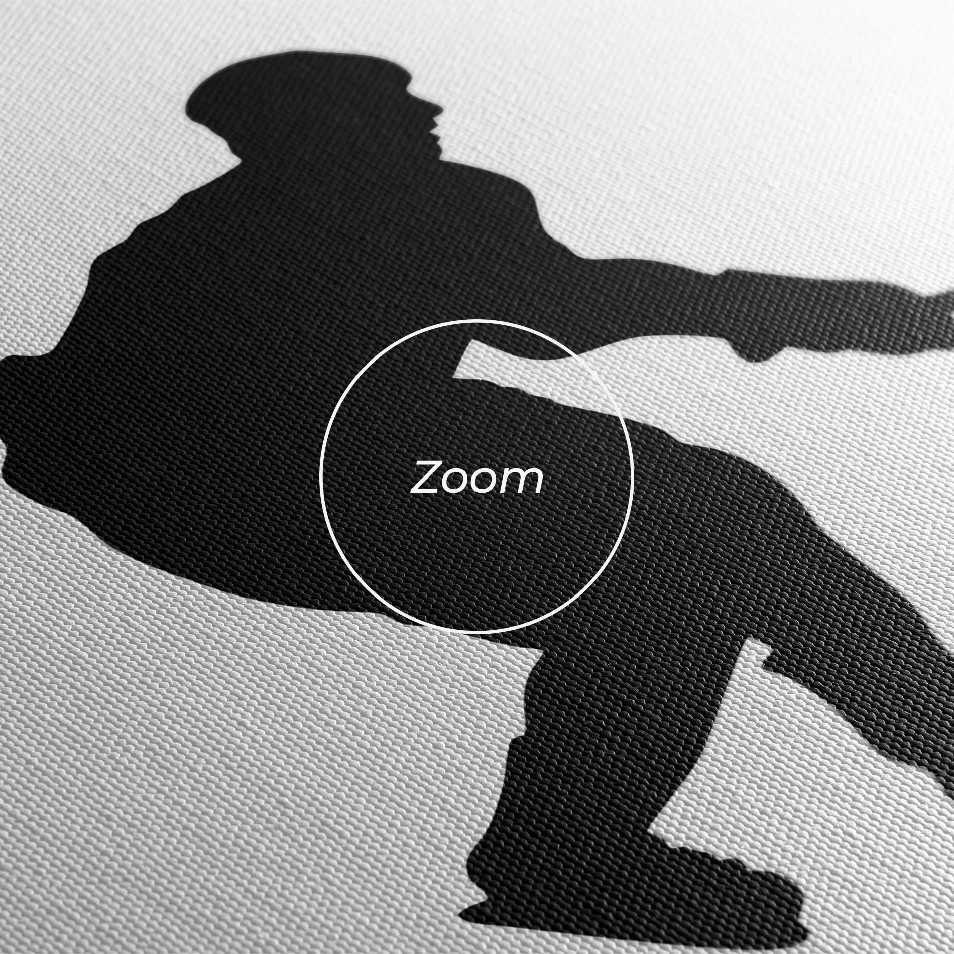 Leinwandbild Hockey Pose mockup 3