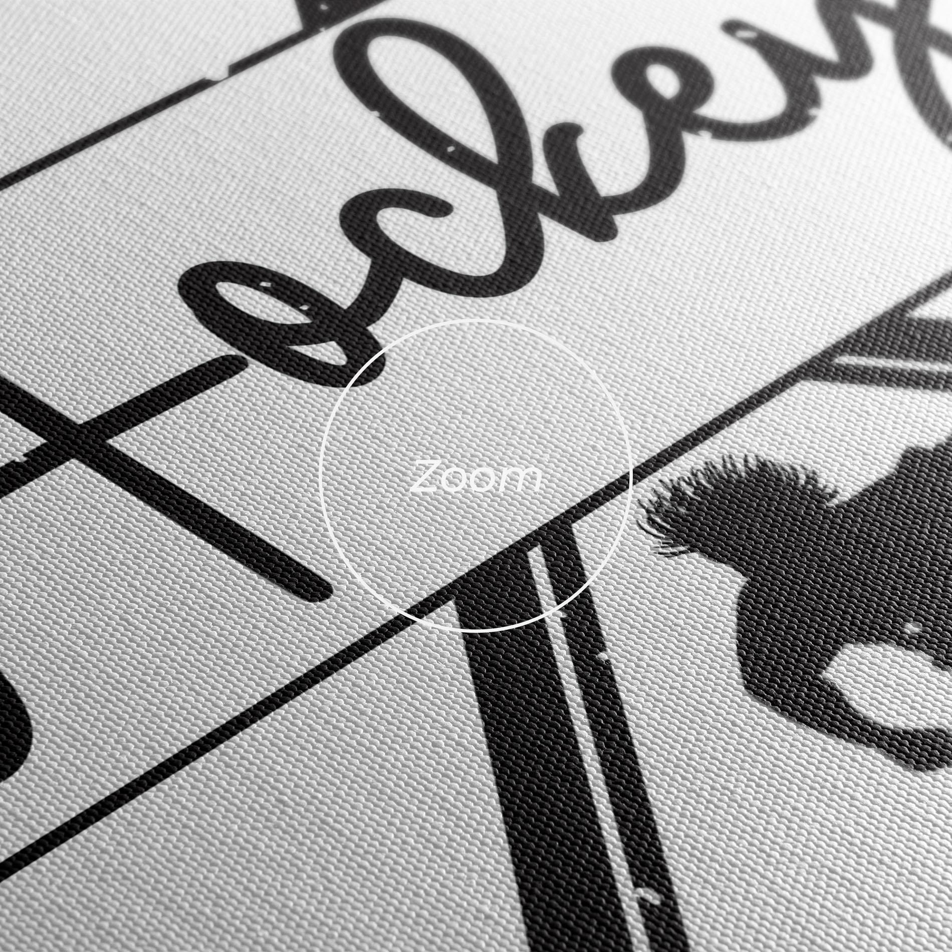 Leinwandbild Hockey Stick mockup 3