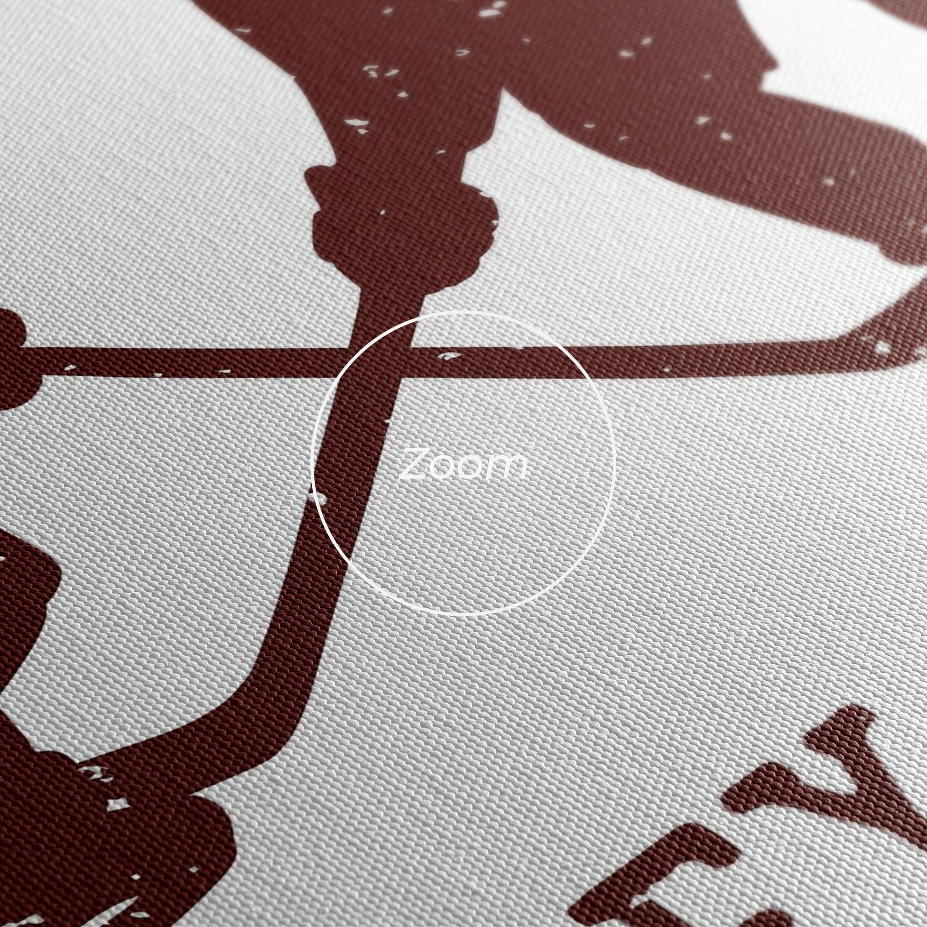 Leinwandbild Hockey Walk mockup 3