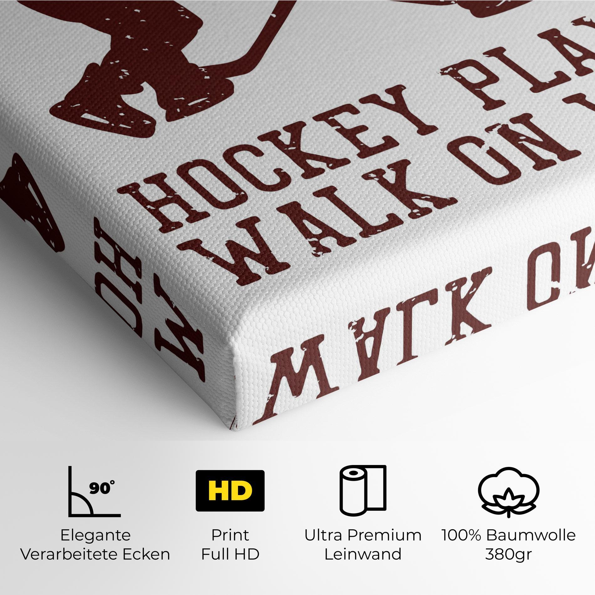 Leinwandbild Hockey Walk mockup 4