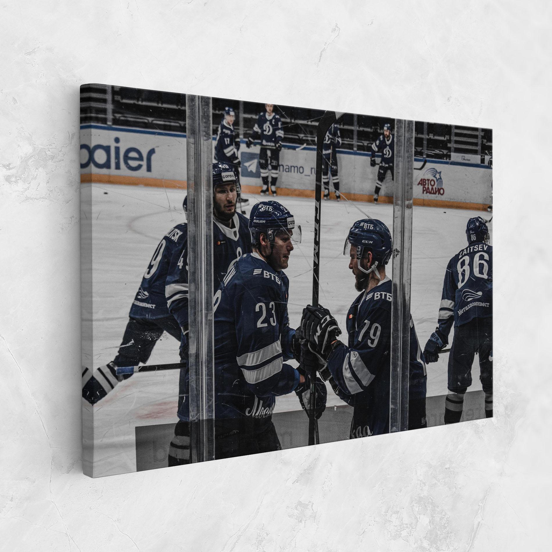 Leinwandbild Hockey Players mockup 1