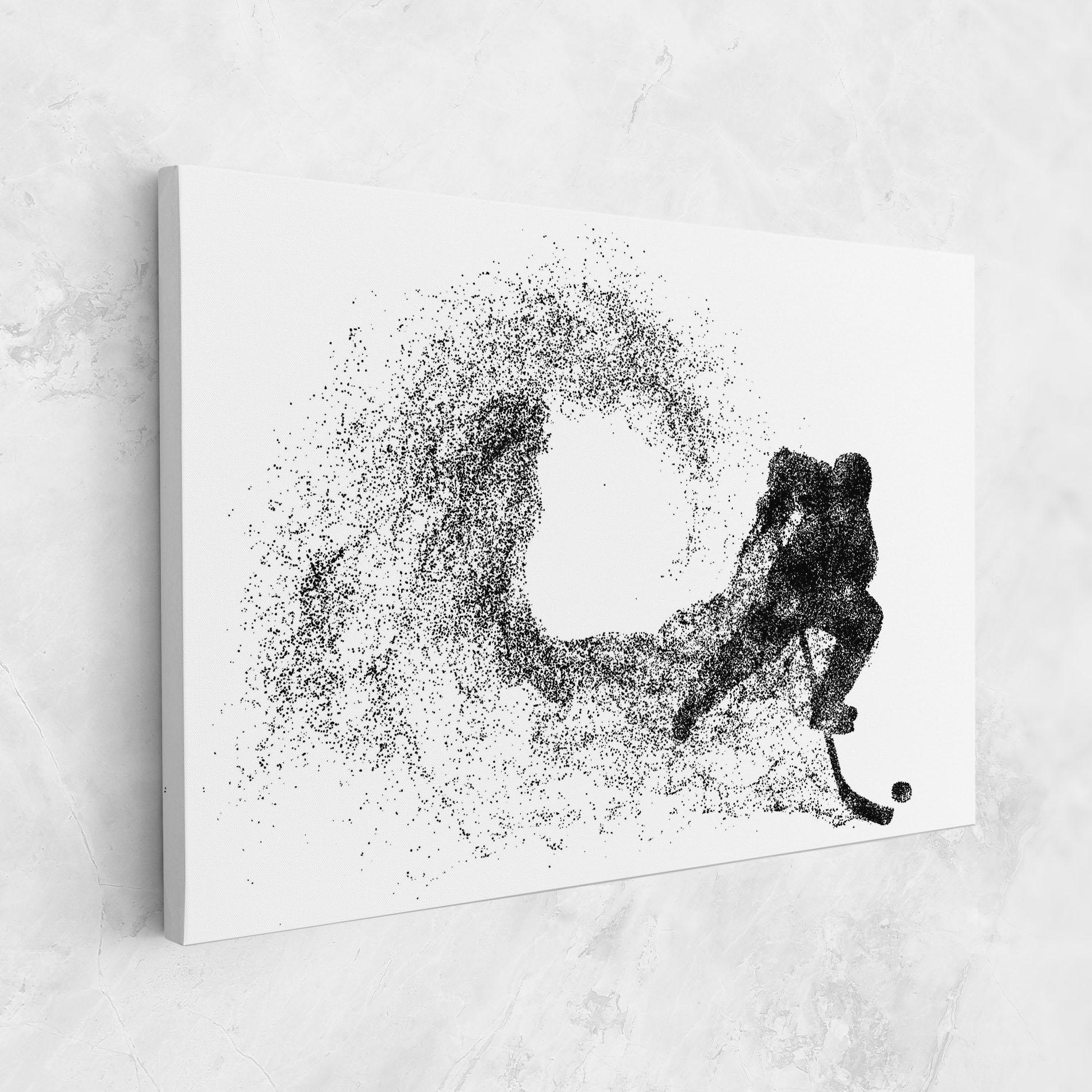 Leinwandbild Hockey Playing mockup 1