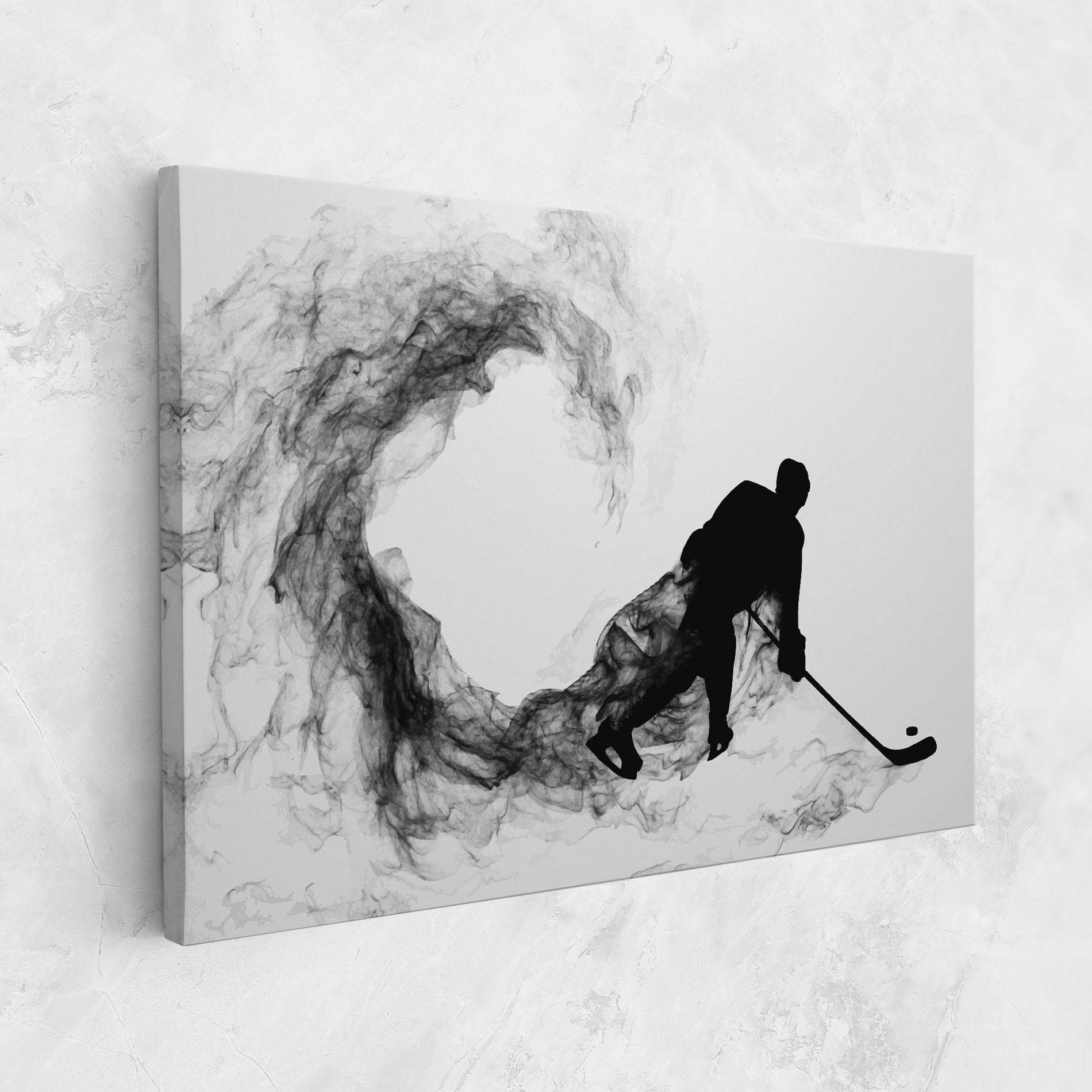 Leinwandbild Hockey Smoke mockup 1
