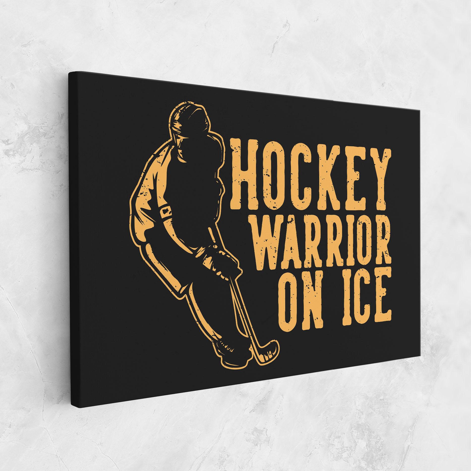 Leinwandbild Hockey Worrior mockup 1