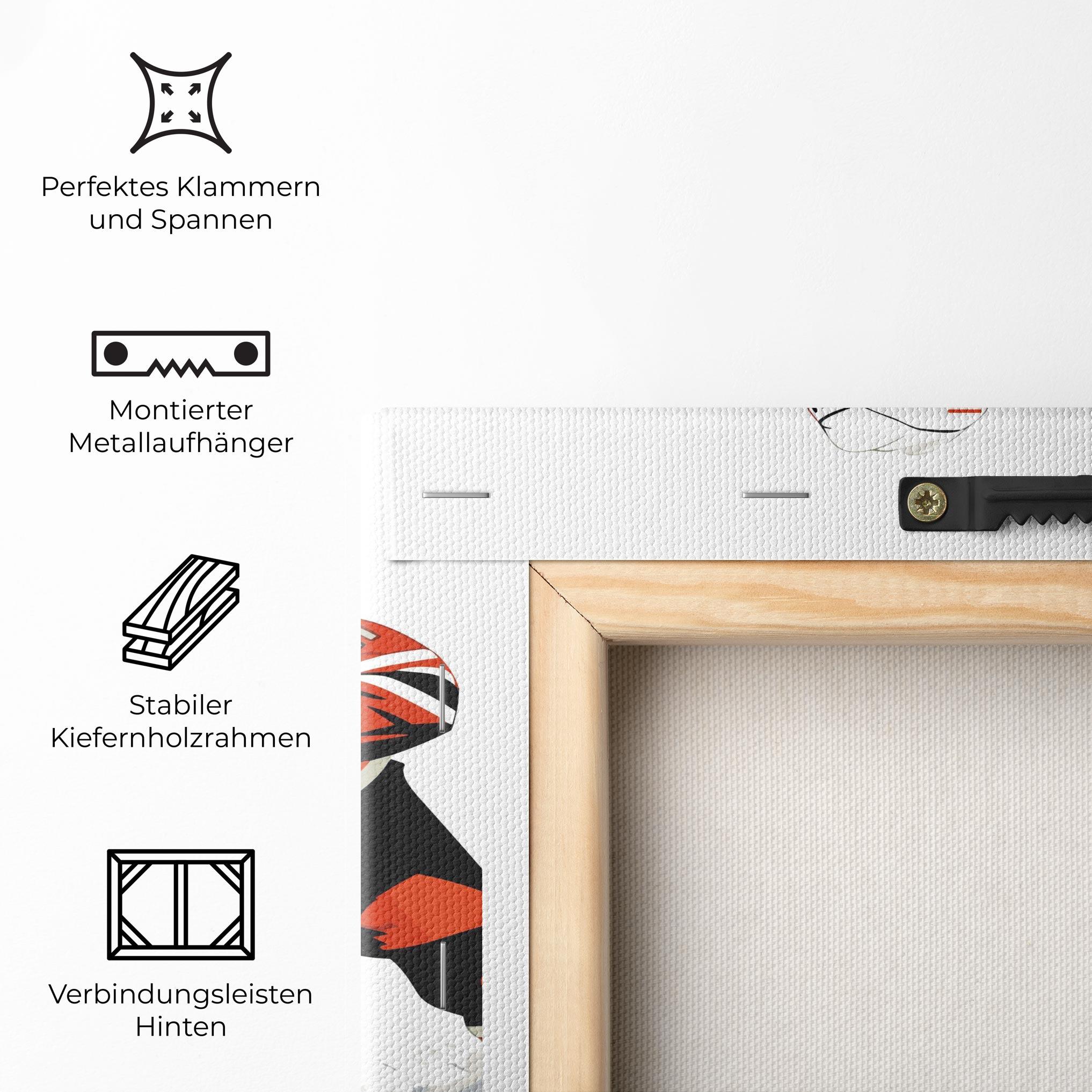 Leinwandbild Hockey Orange Player mockup 5