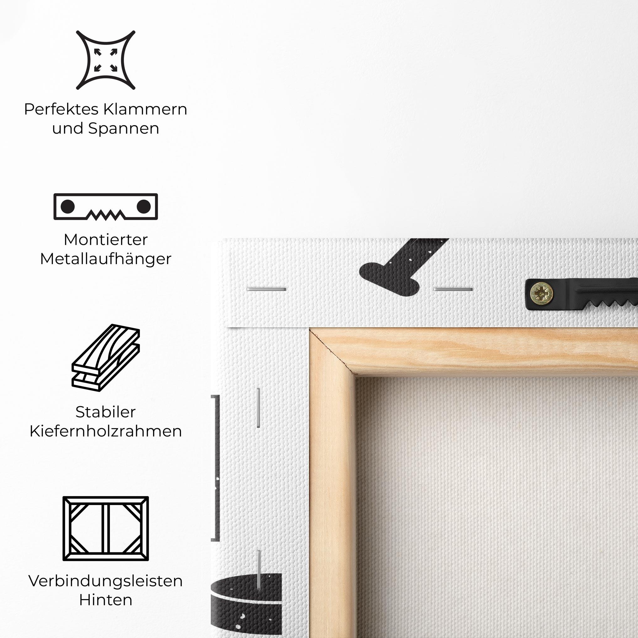 Leinwandbild Hockey Stick mockup 5