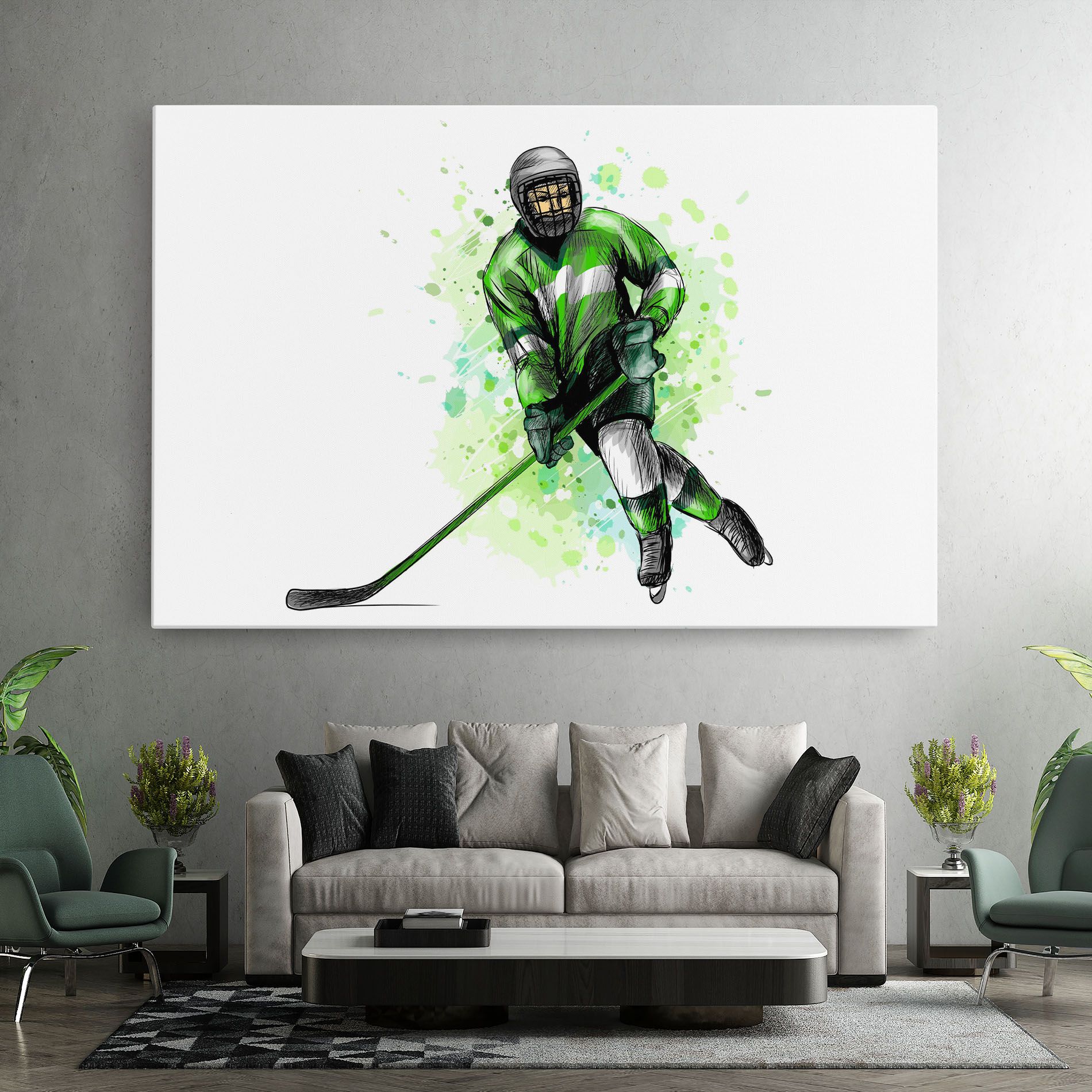 Green Hockey mockup 7