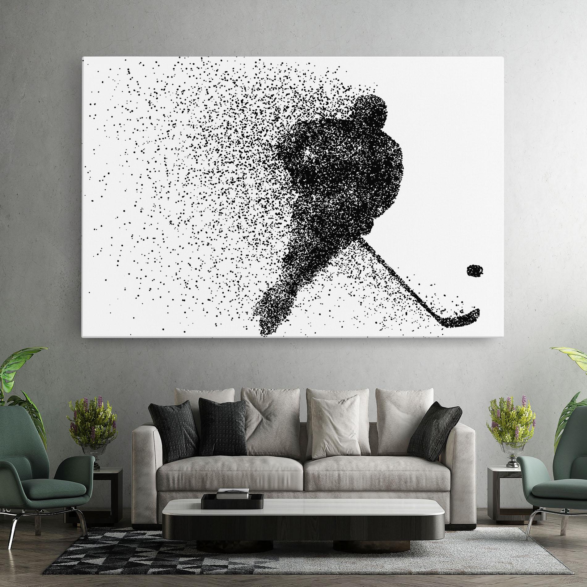 Leinwandbild Hockey Art mockup 7