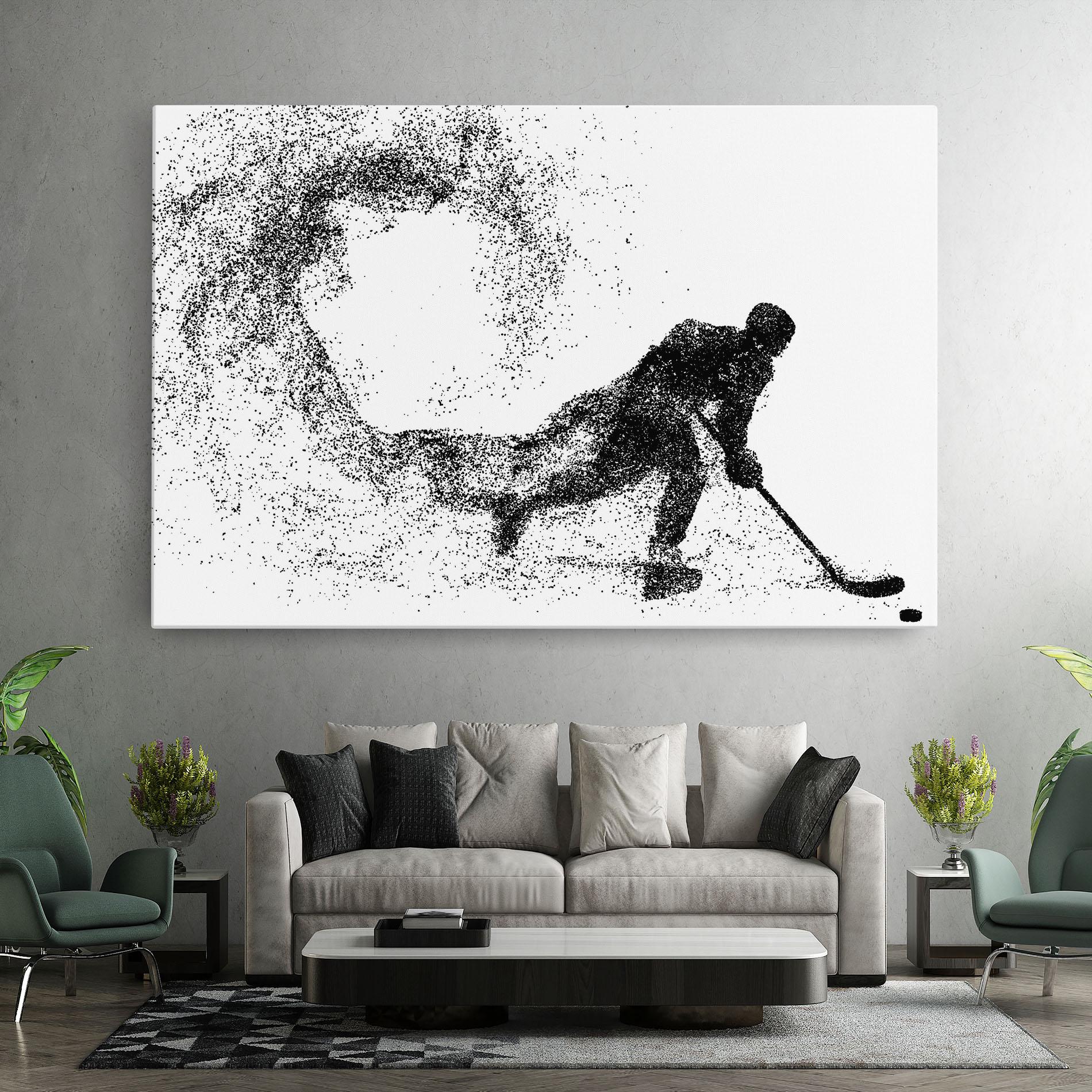 Leinwandbild Playing Hockey mockup 7