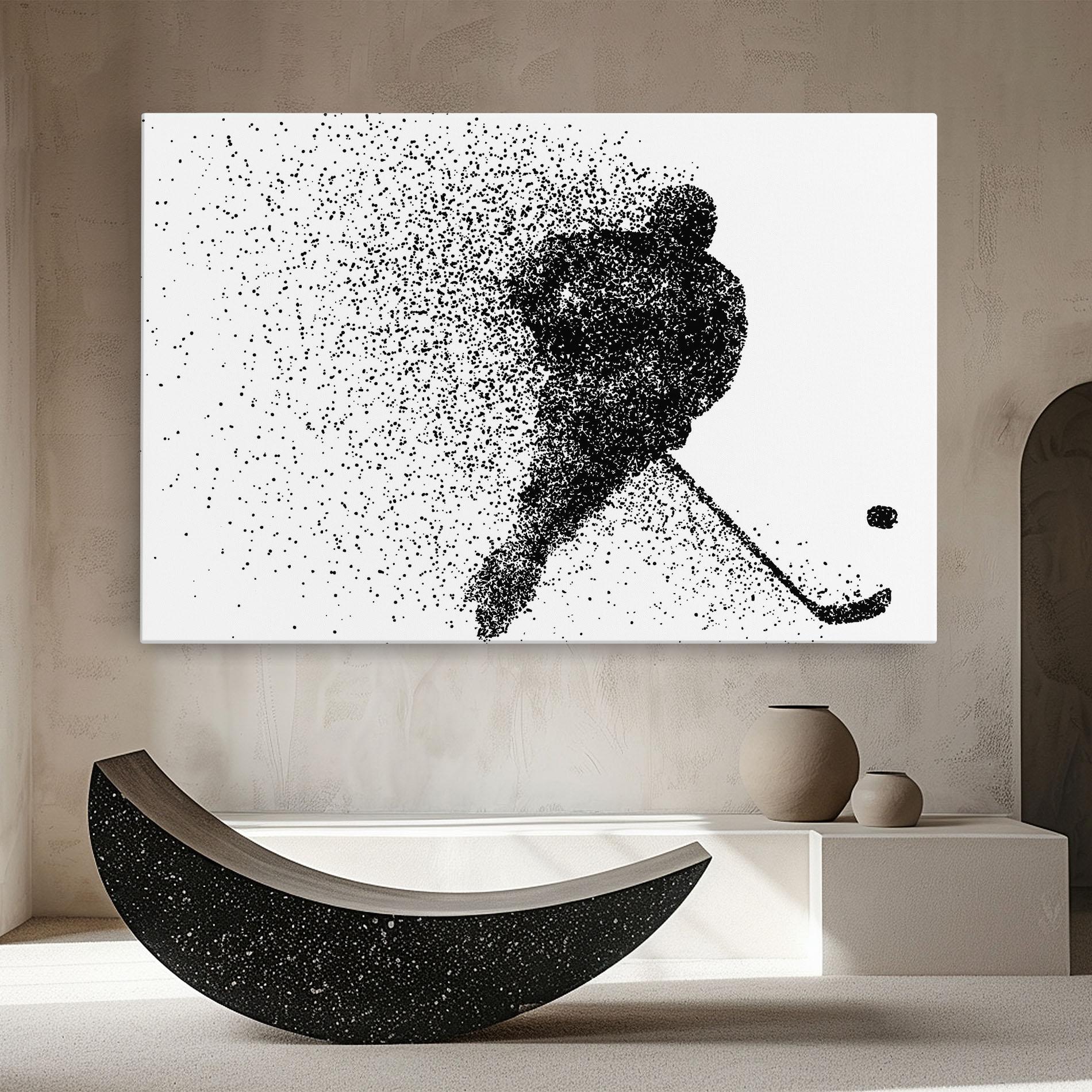 Leinwandbild Hockey Art mockup 8