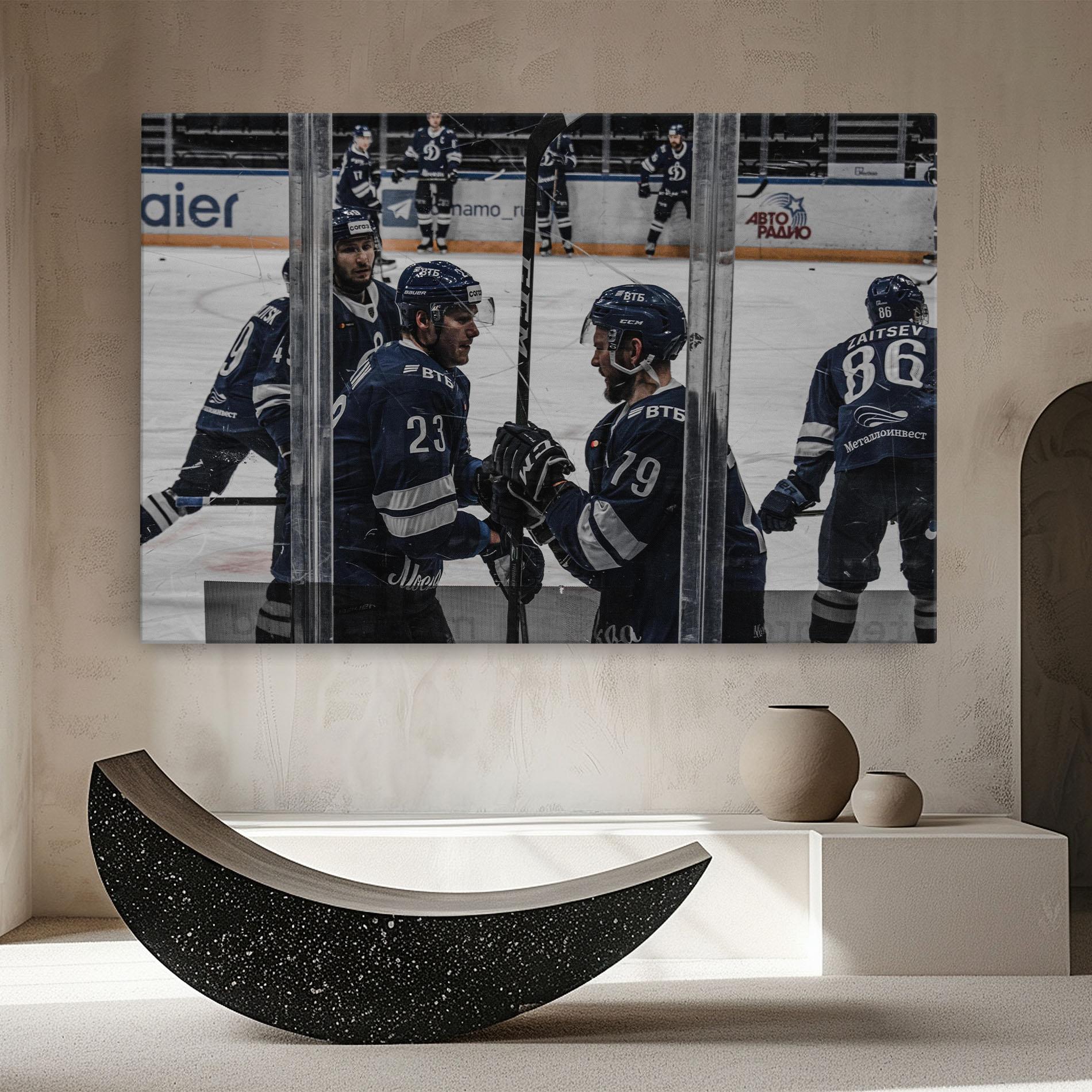 Leinwandbild Hockey Players mockup 8