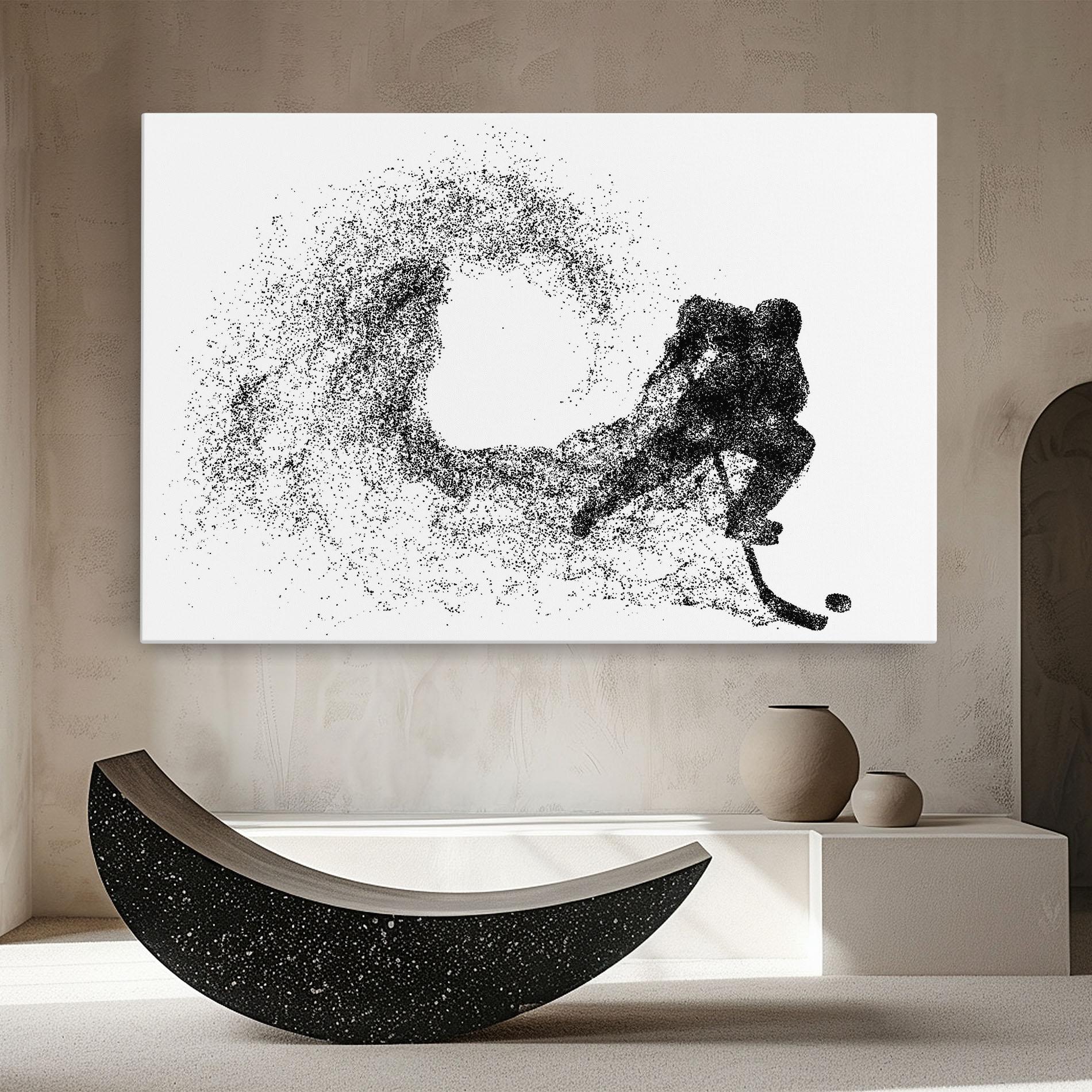 Leinwandbild Hockey Playing mockup 8