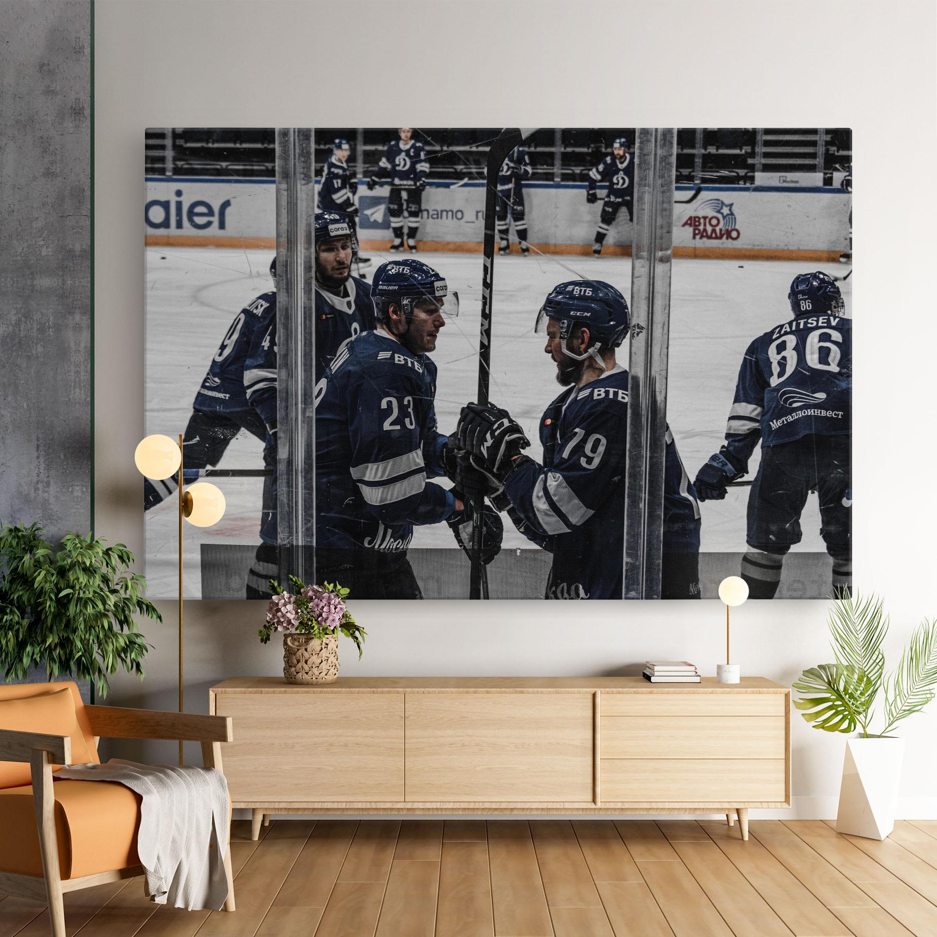 Leinwandbild Hockey Players mockup 9