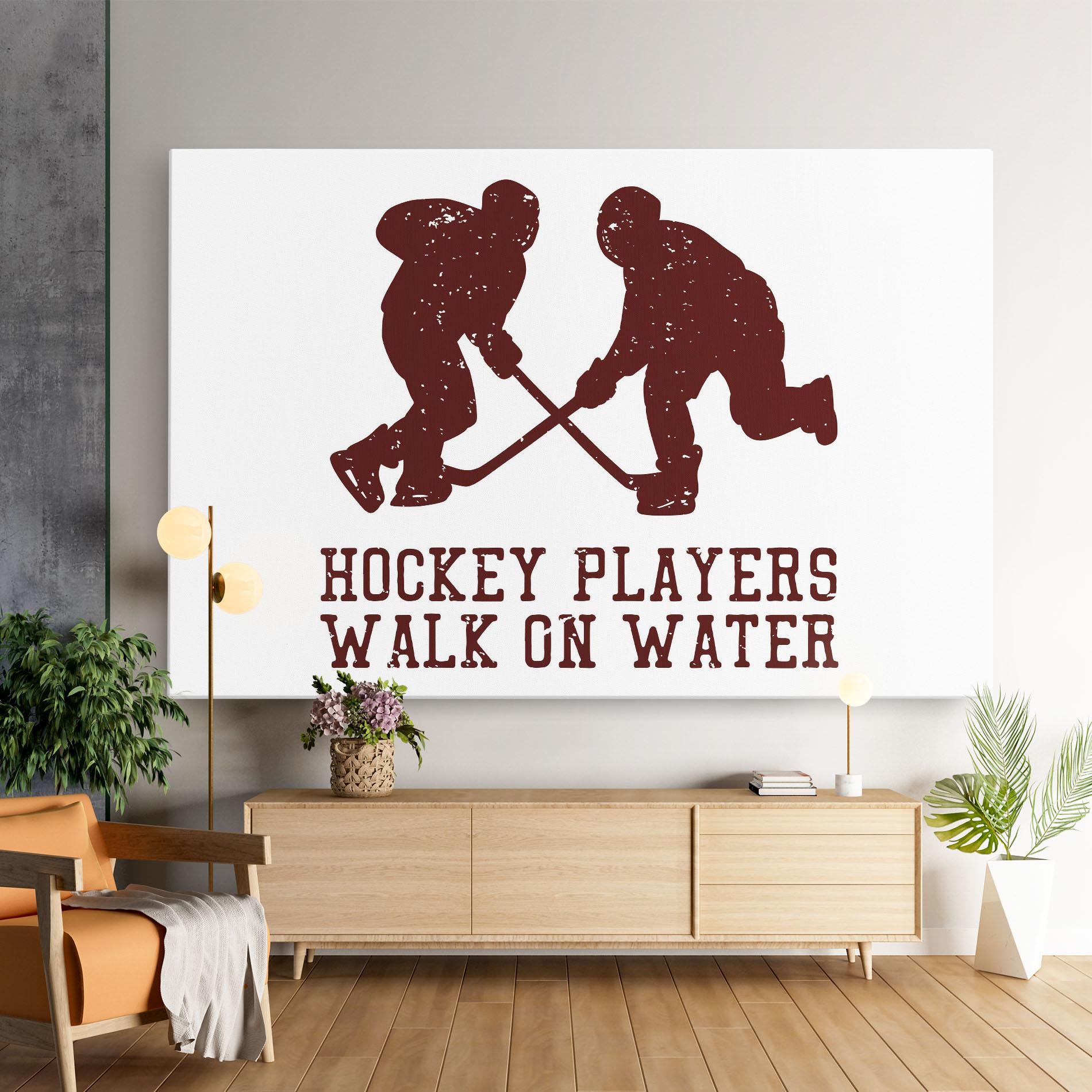 Leinwandbild Hockey Walk mockup 9