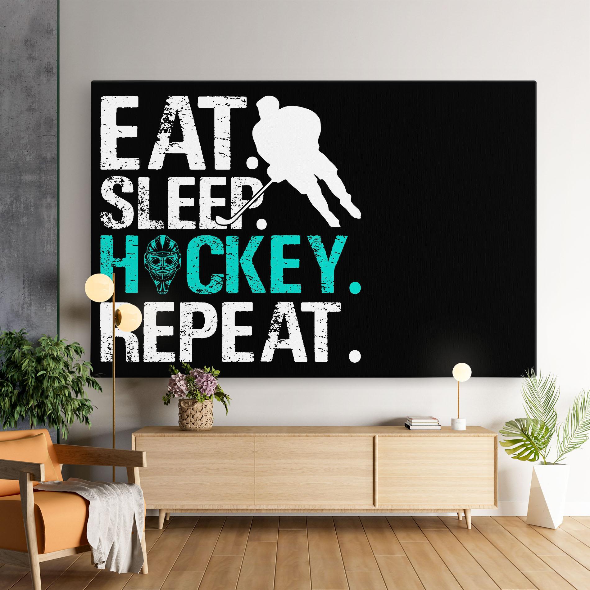 Leinwandbild Sleep Hockey mockup 9