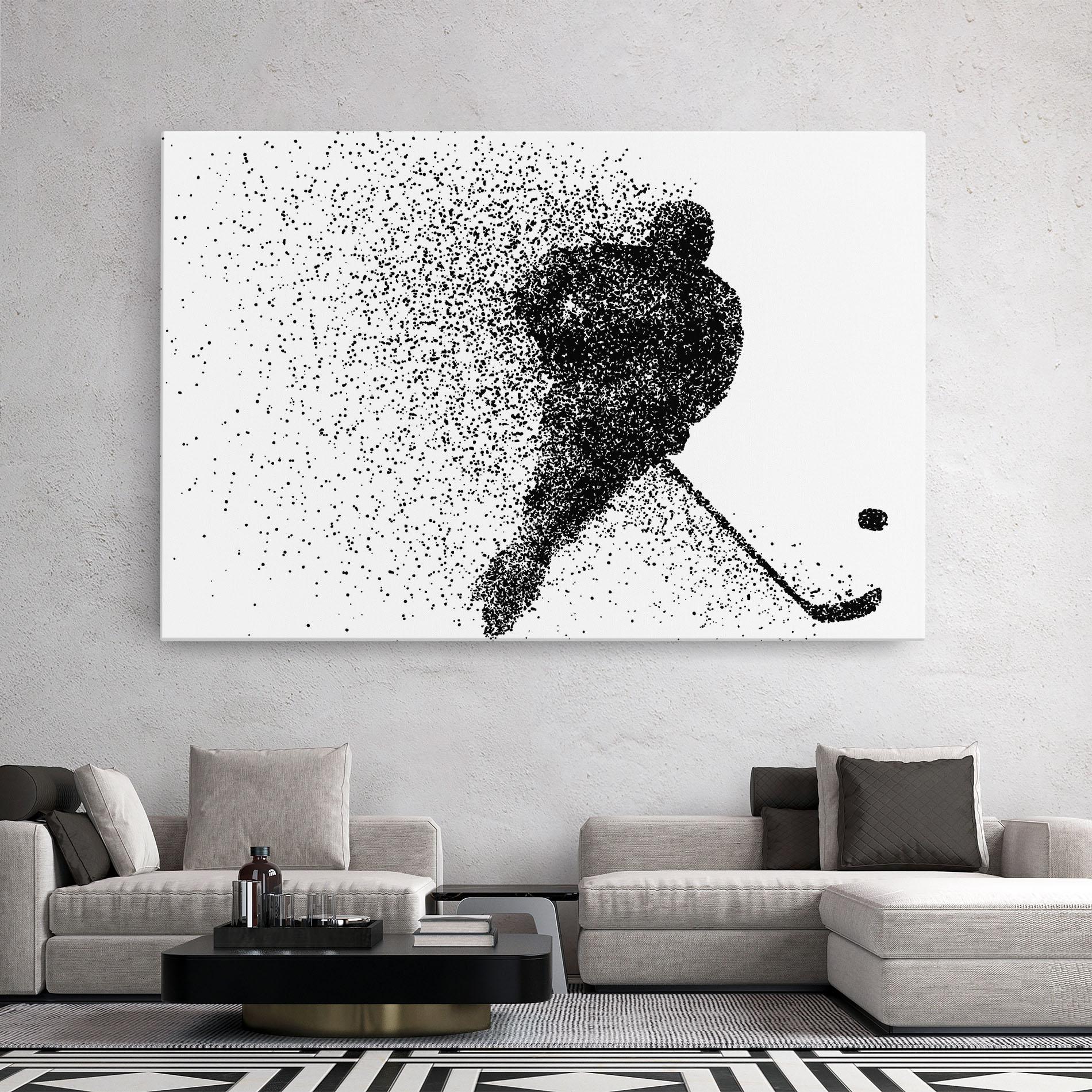 Leinwandbild Hockey Art mockup 2