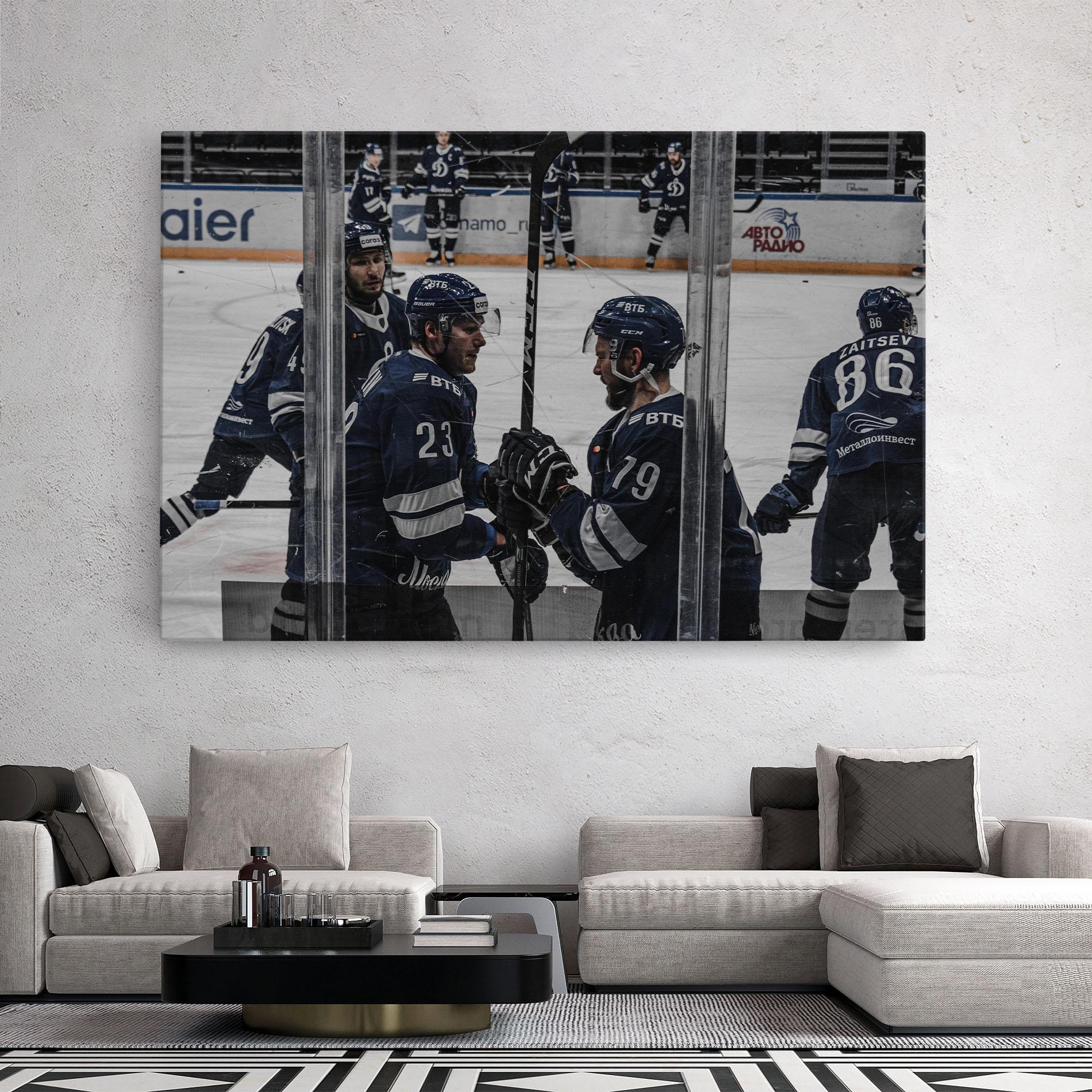 Leinwandbild Hockey Players mockup 2