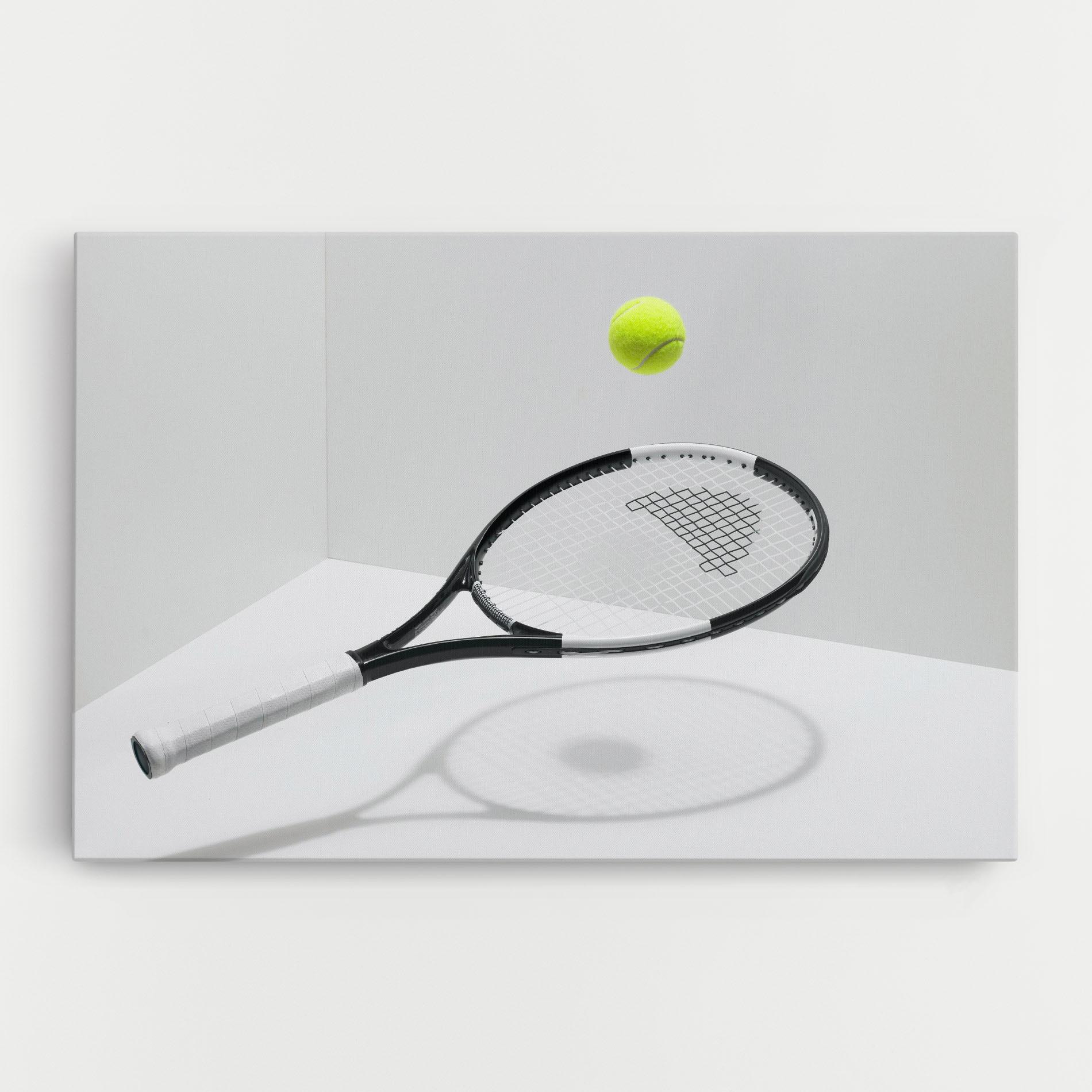 Leinwandbild Floating Tennis Racket mockup 0