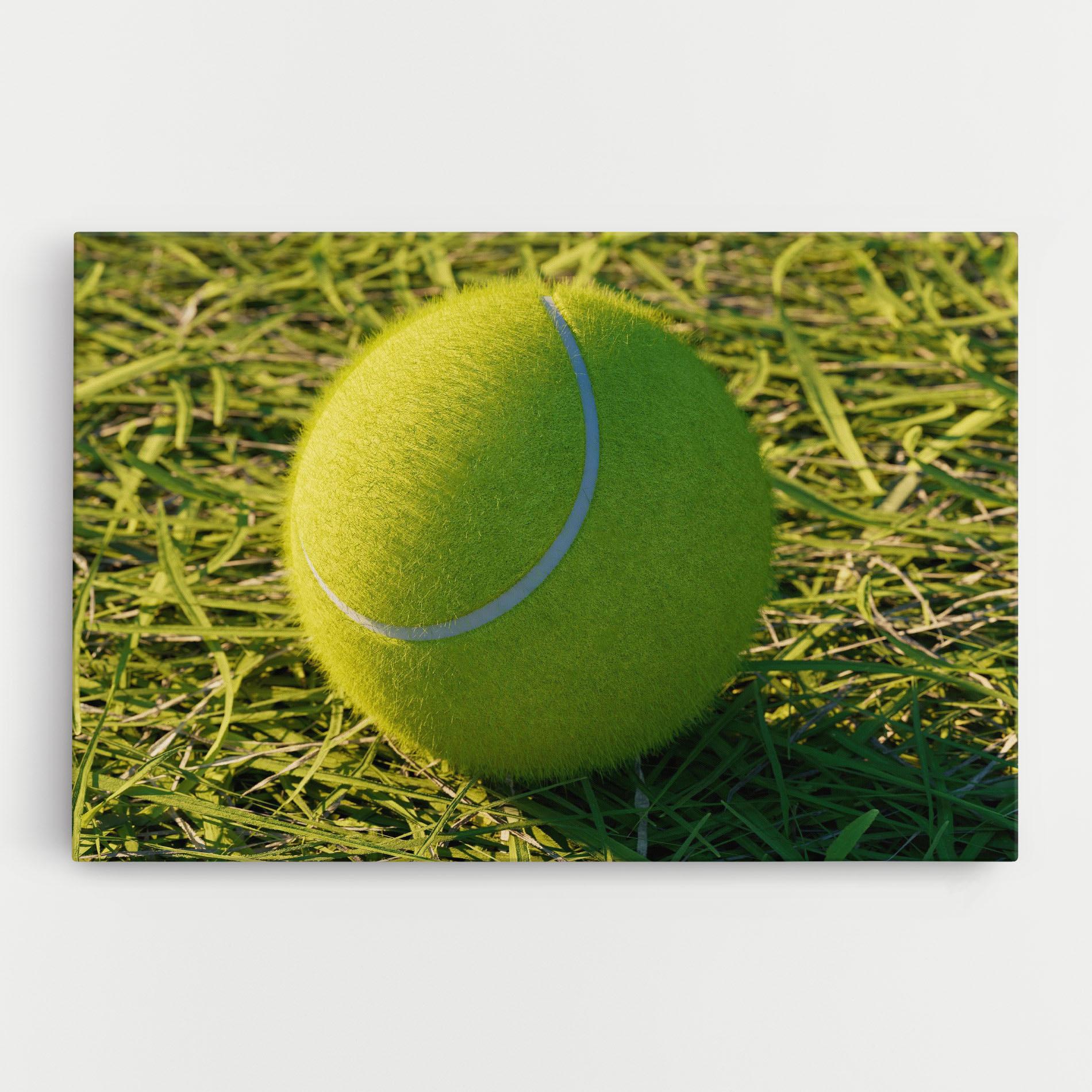 Leinwandbild Green Tennis Ball mockup 0