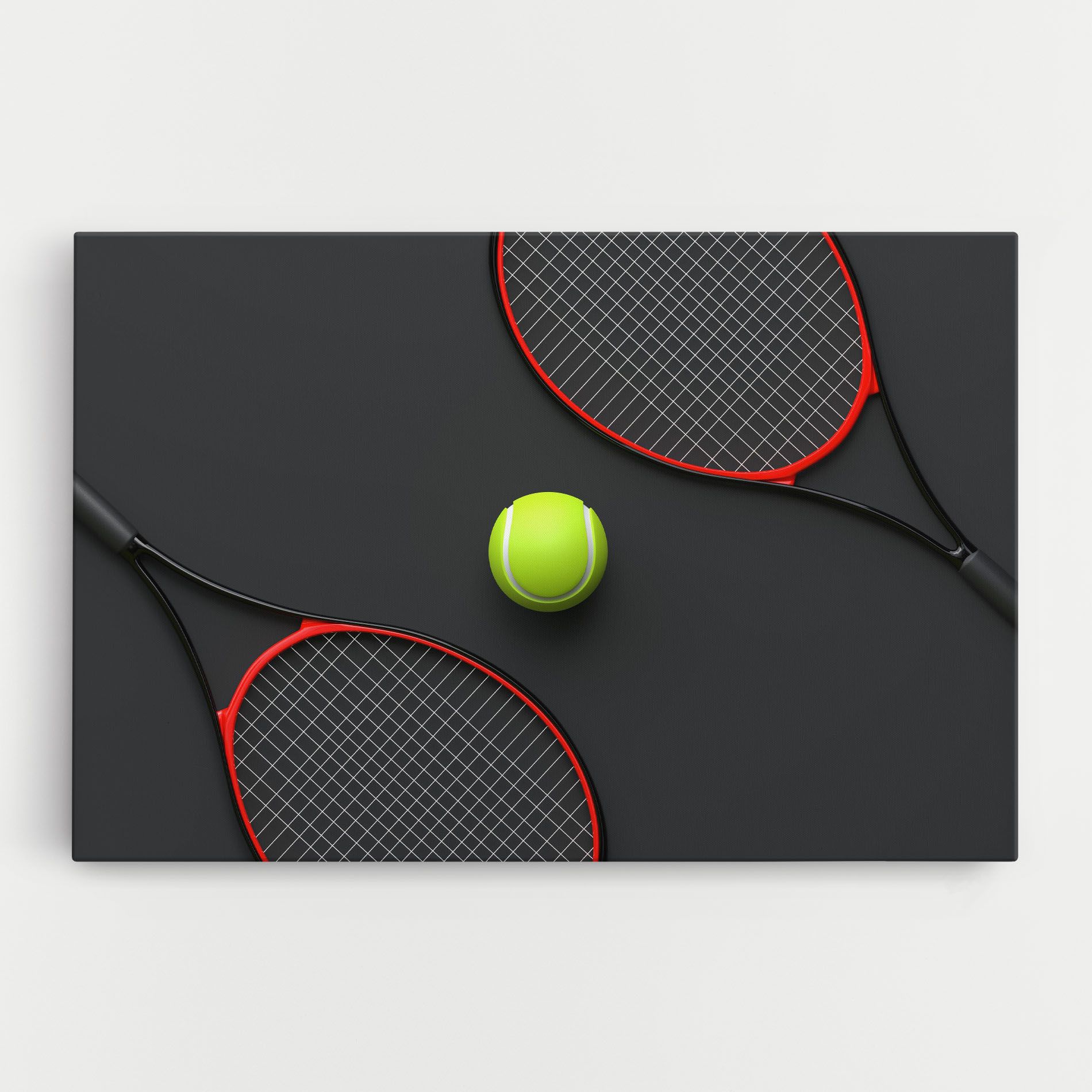 Red Tennis Rackets mockup 0