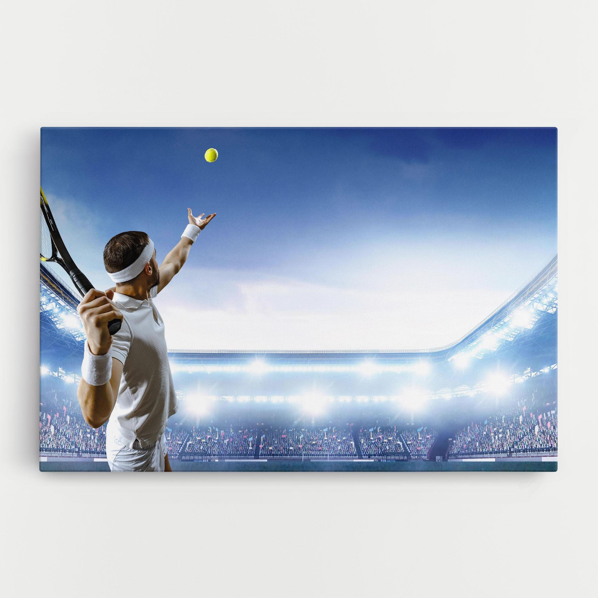Leinwandbild Stadium Tennis Player mockup 0