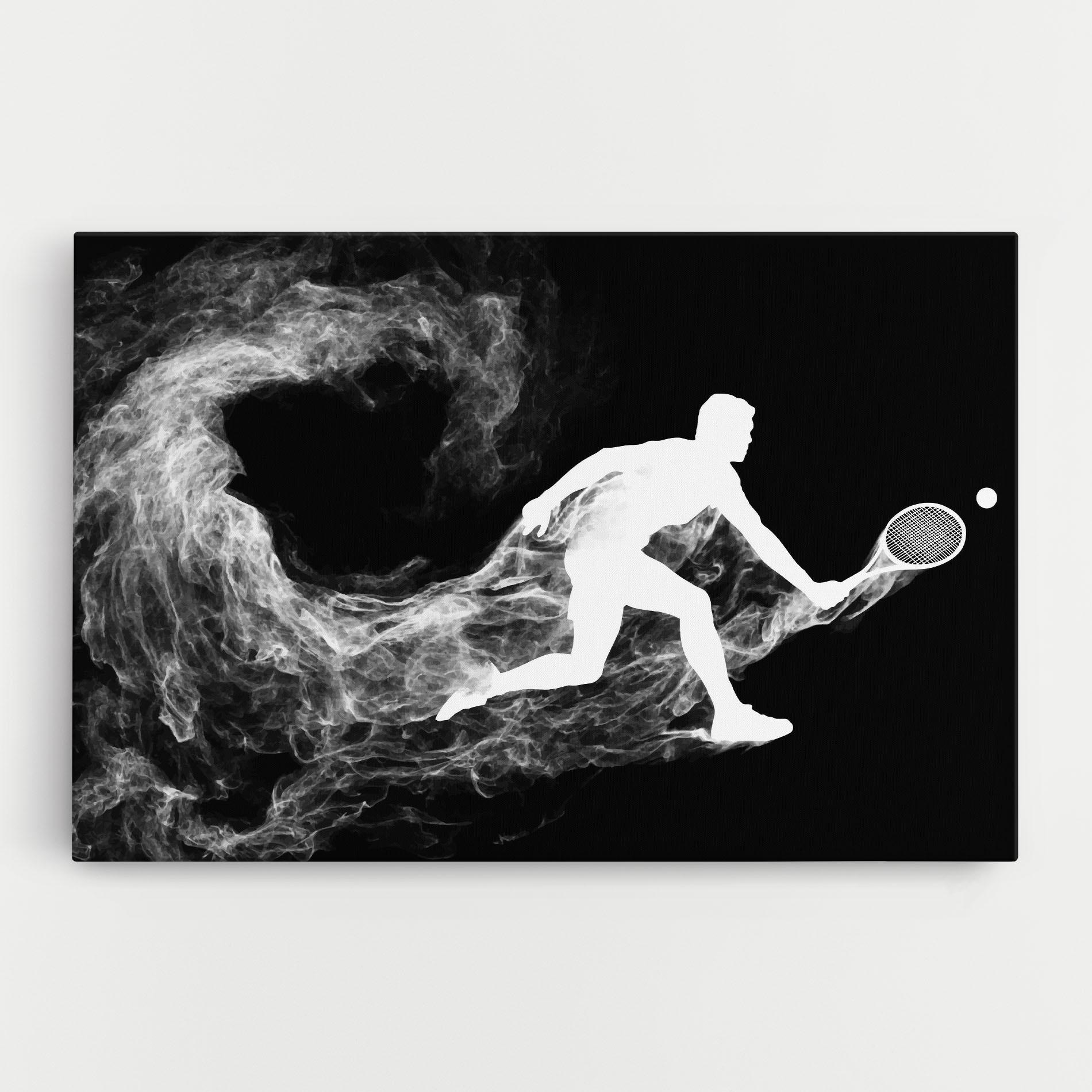 Leinwandbild Tennis White Smoke mockup 0