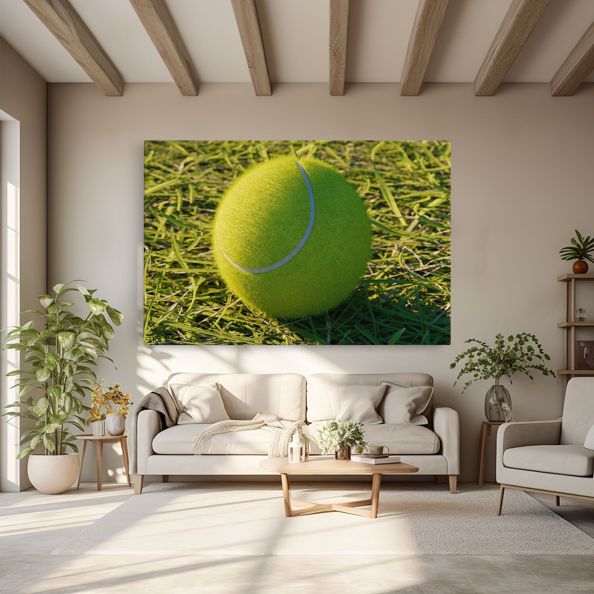 Green Tennis Ball mockup 6