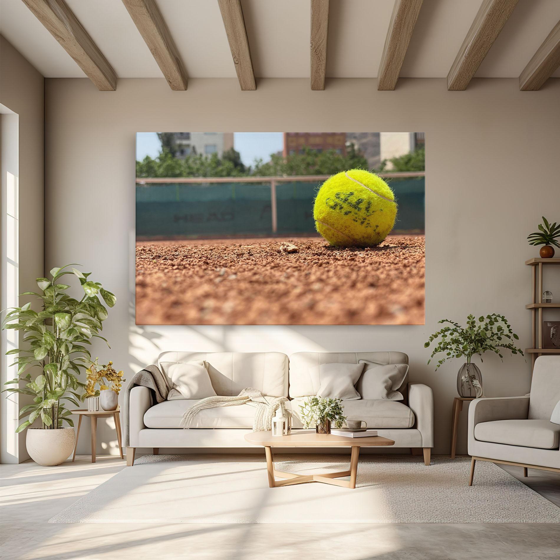 Leinwandbild Lost Tennis Ball mockup 6