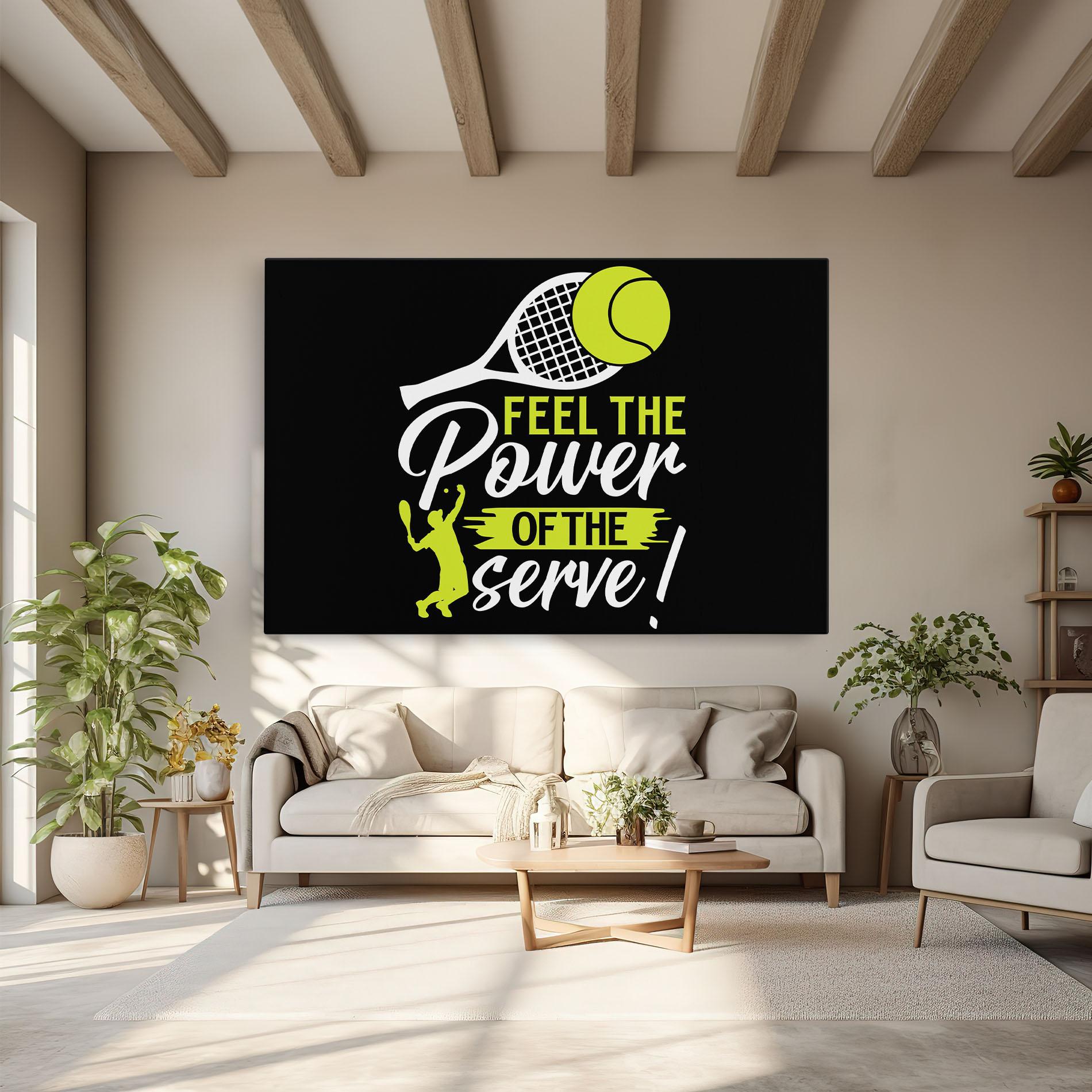Leinwandbild Power Serve mockup 6