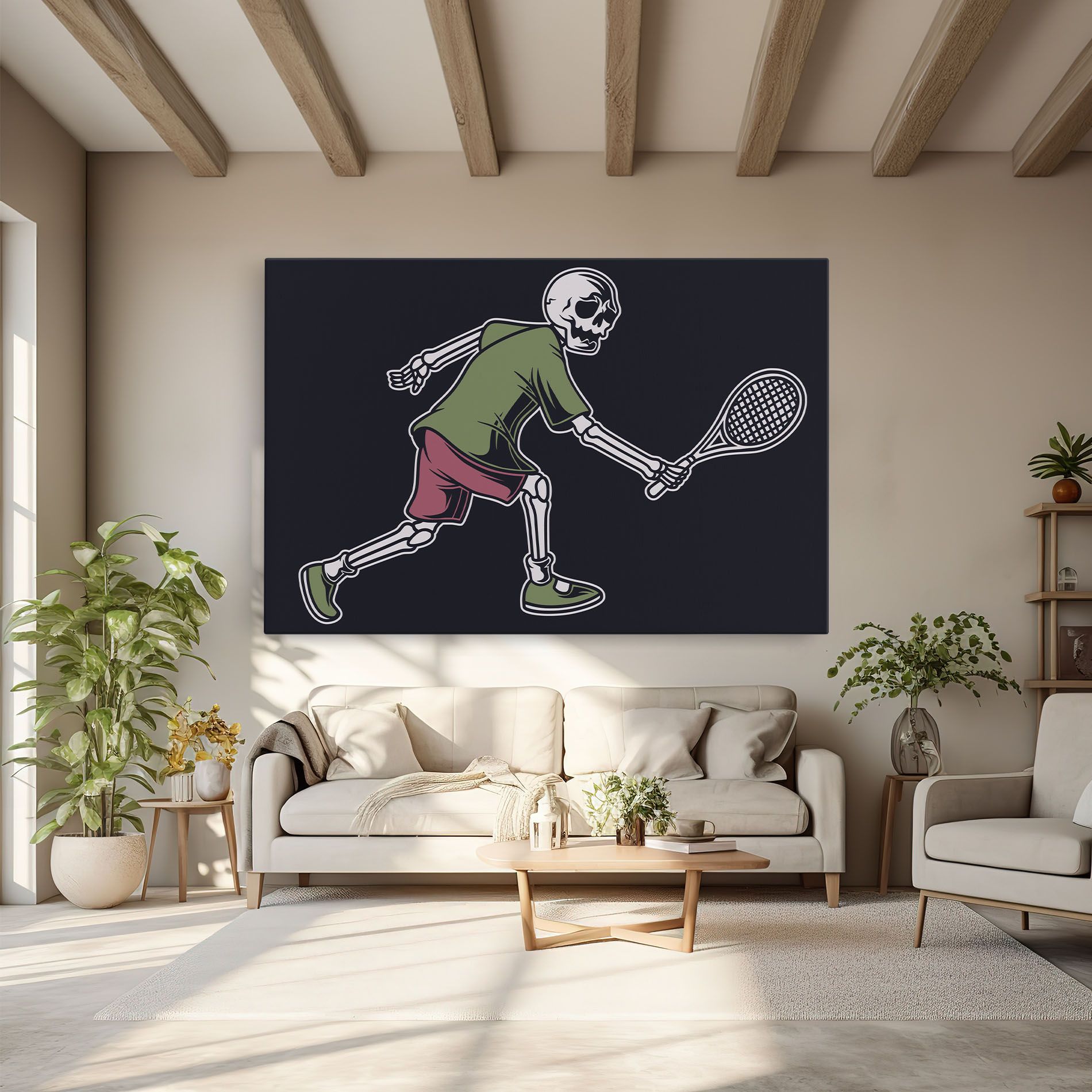 Skull Tennis mockup 6